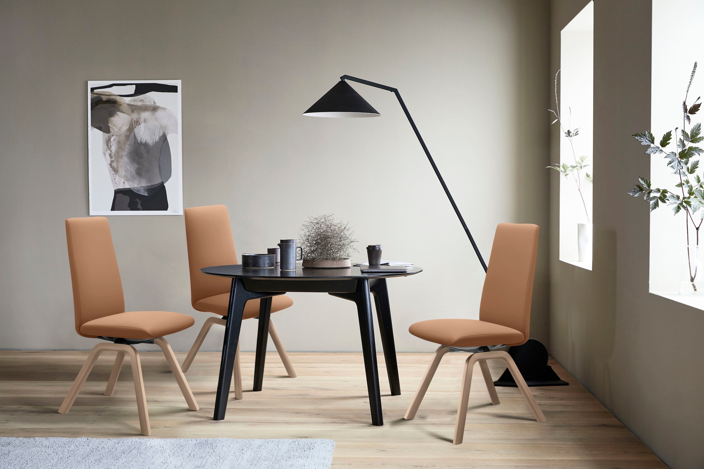 Stressless Polsterstuhl "Laurel" () High Back, Größe L, mit schräggestellte günstig online kaufen