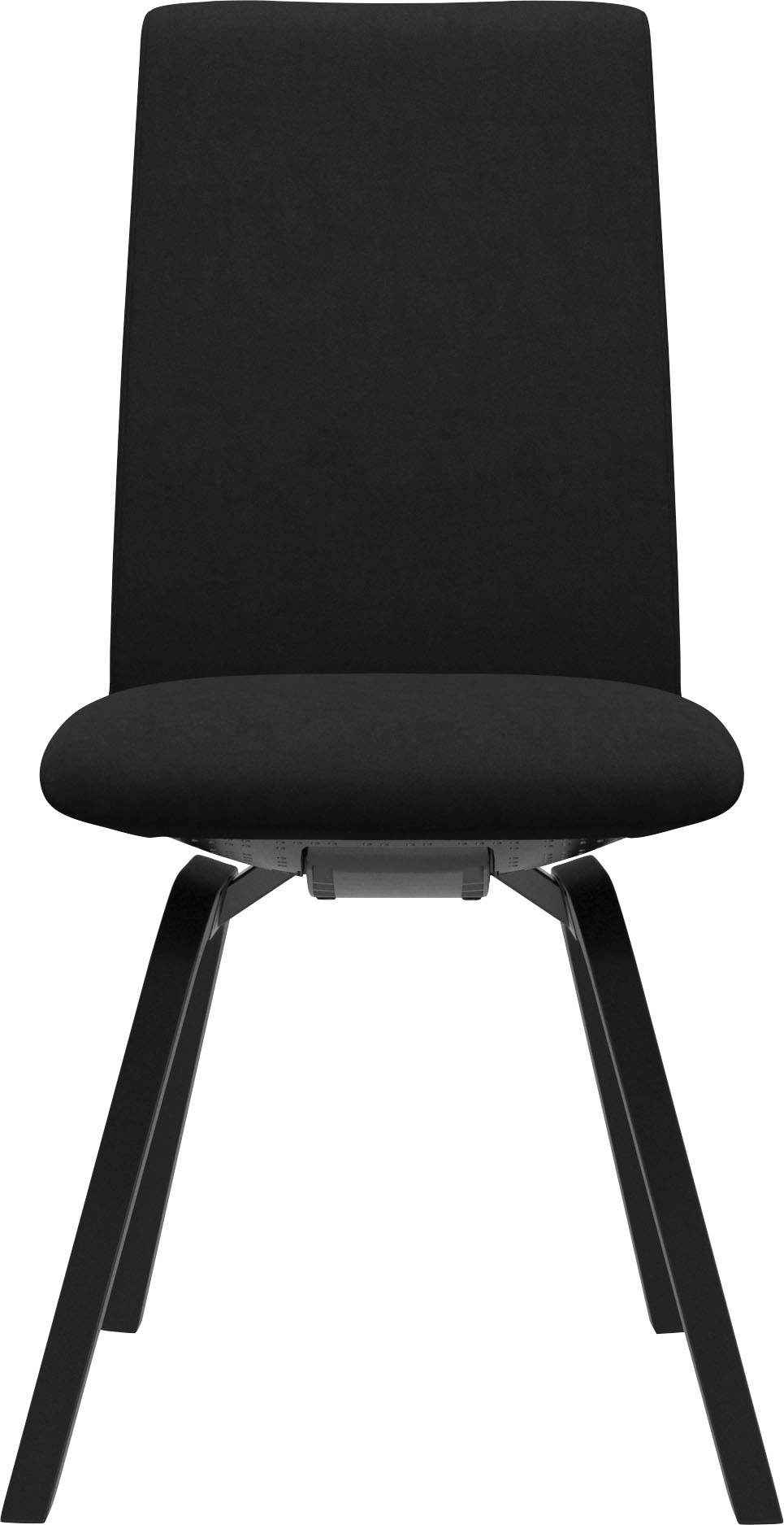 Stressless Polsterstuhl "Laurel", Microfaser DINAMICA, Low Back, Größe M, mit schräggestellten Beinen in Schwarz