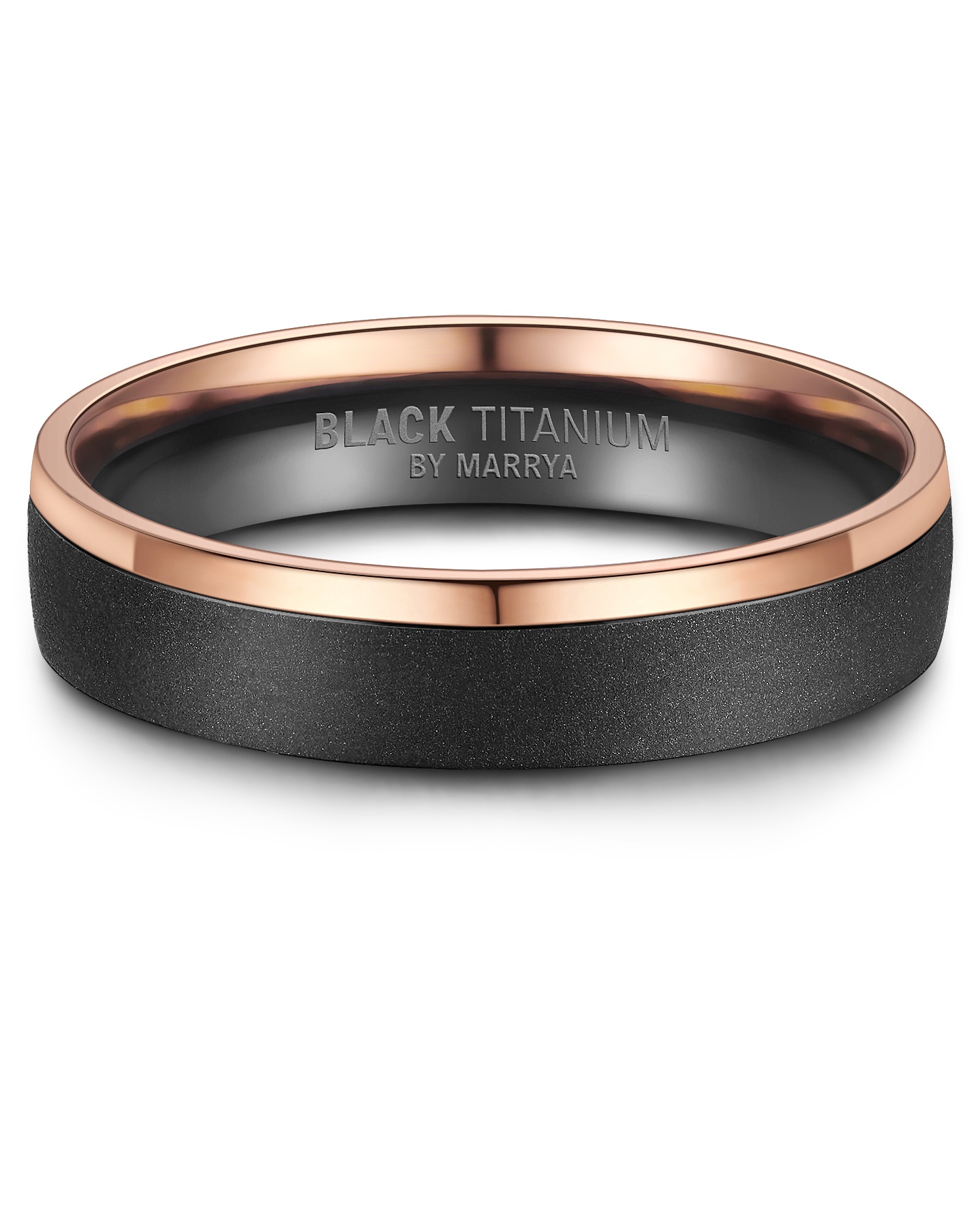 Marrya Partnerring »BLACK TITANIUM by MARRYA«