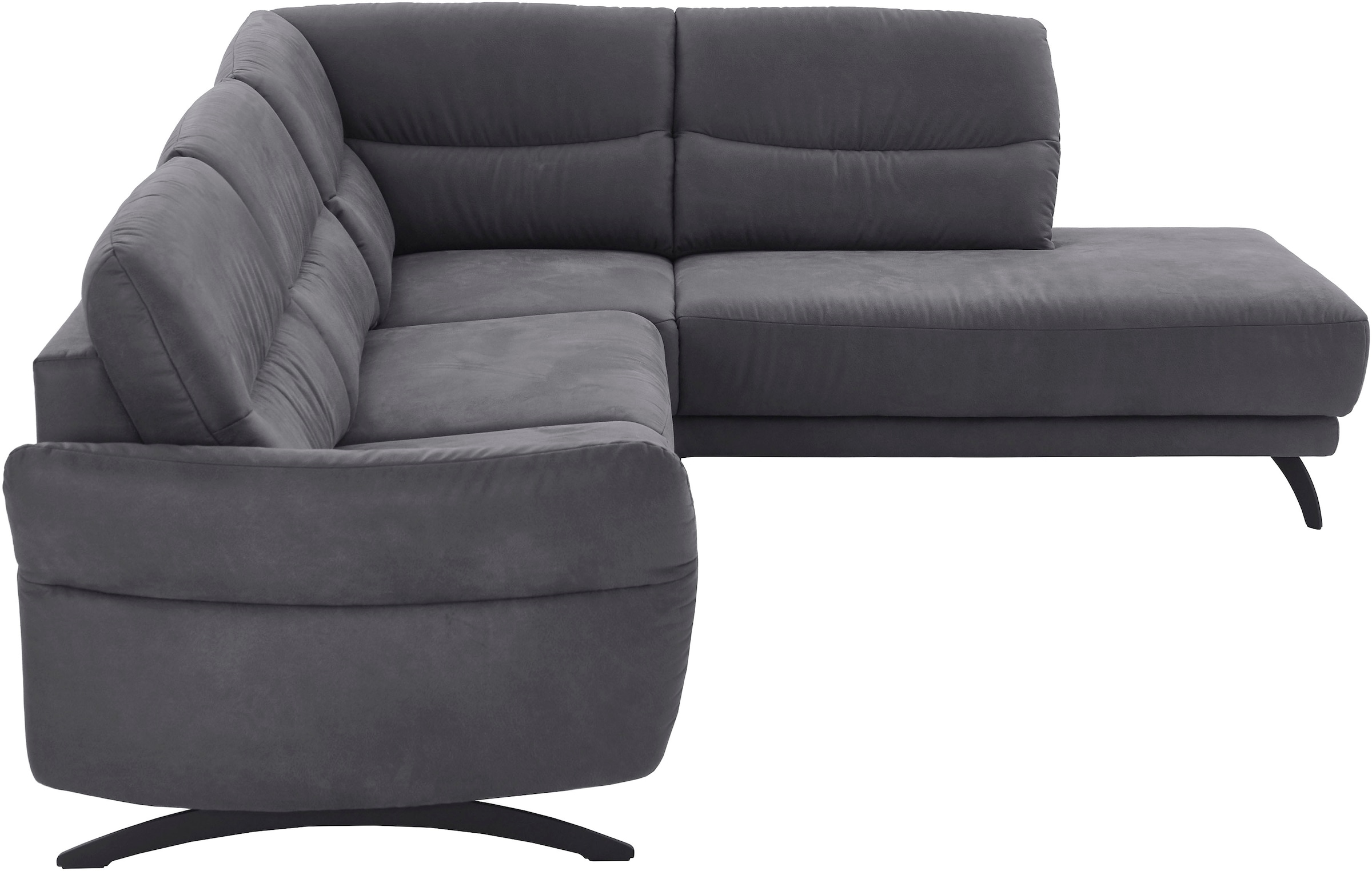 Home affaire Ecksofa "Novalis, Herz-Waage-Funktion & klappbarer Armlehne" Ergonomischer TTFK-Komfort, saugroboter-freundlich, frei stellbar