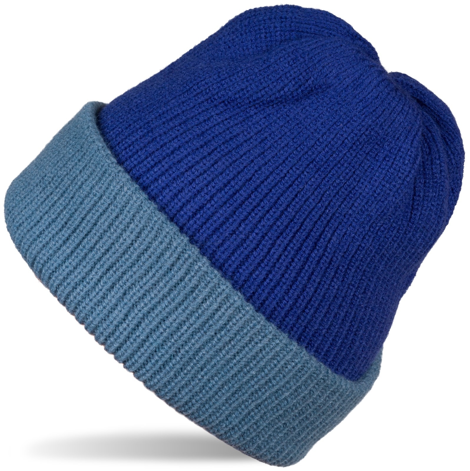 styleBREAKER Strickmütze "Wende Feinstrick Beanie doppelt gestrickt" 1 Stk.