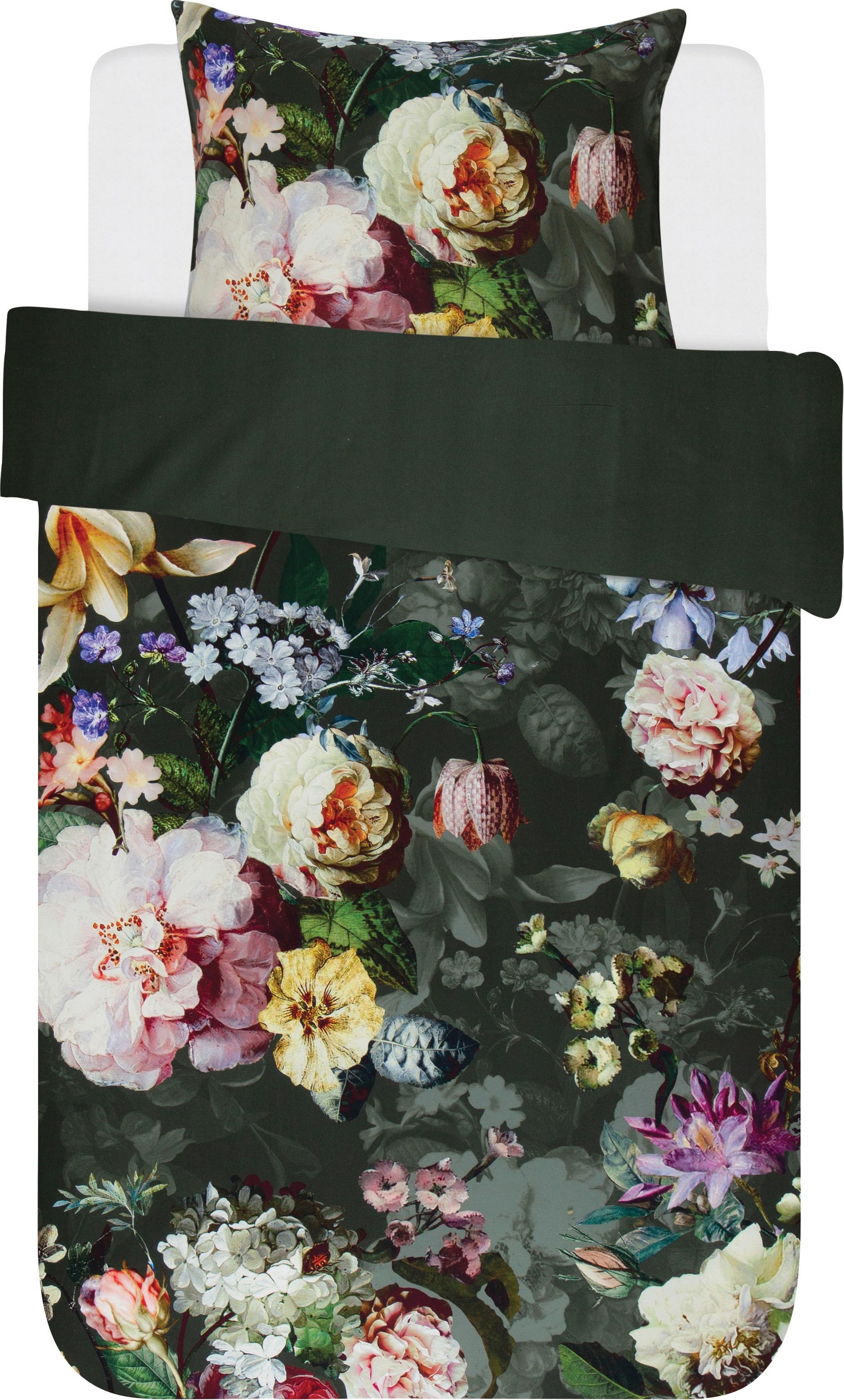 Essenza Wendebettwäsche »Fleur«, (2 tlg.), Bettwäsche in Satin Qualität, florale... kaufen