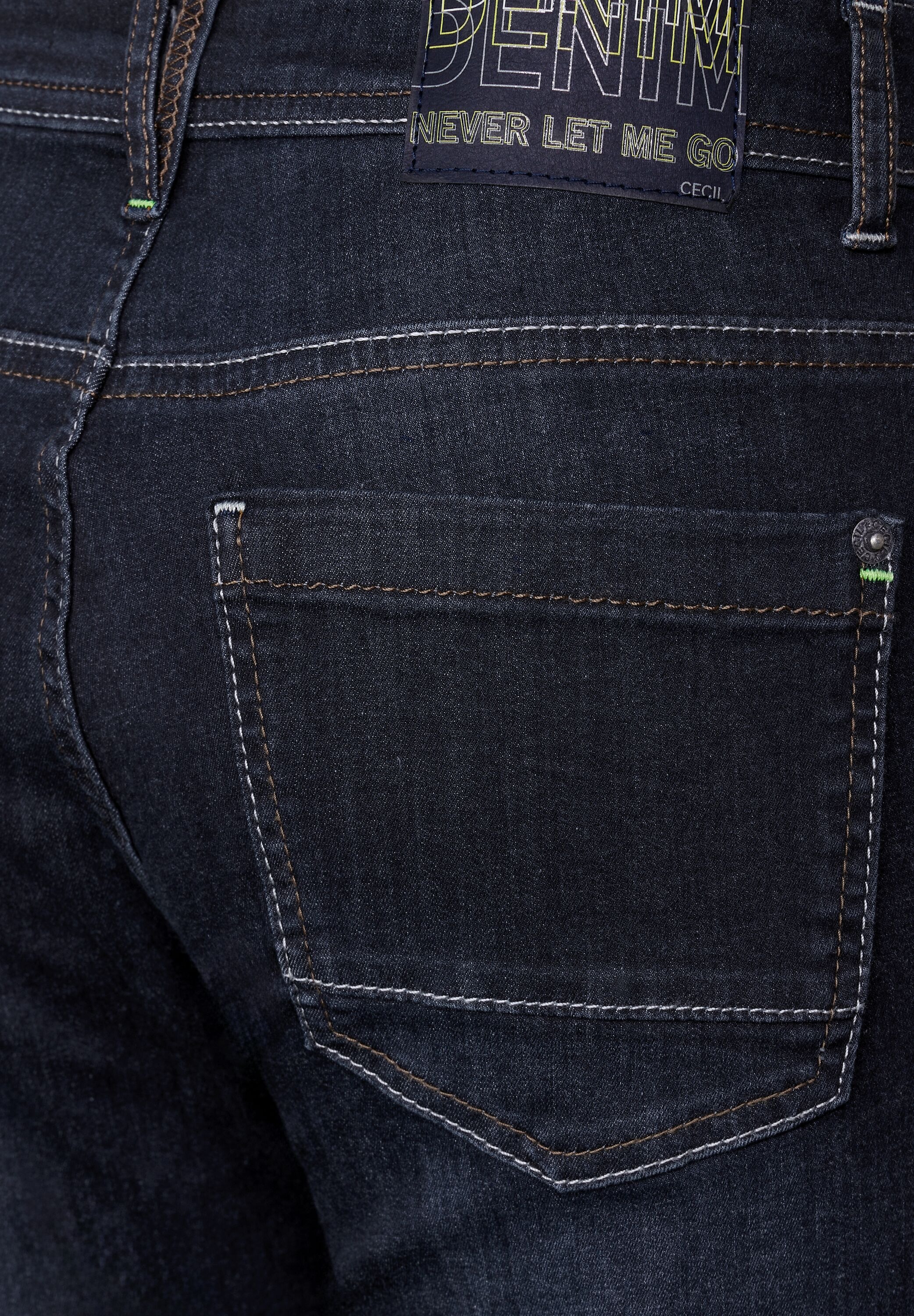 Cecil 5-Pocket-Jeans, mit Zipperdetails