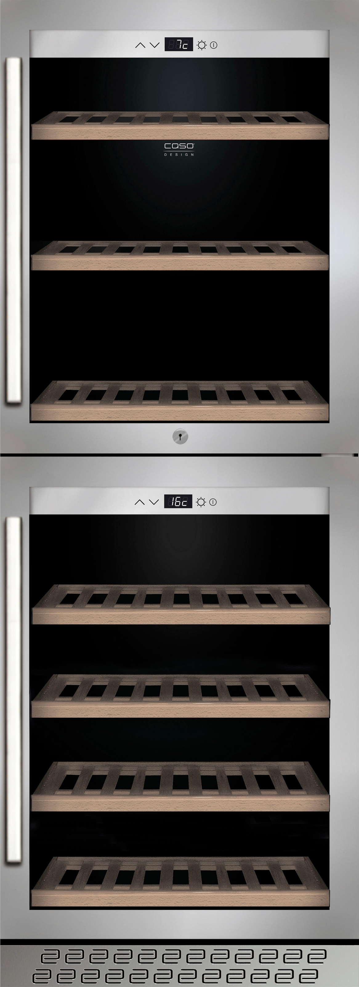 Caso Weinkühlschrank "776 WineChef Pro 126-2D" für 126 Stk. Standardflasche günstig online kaufen