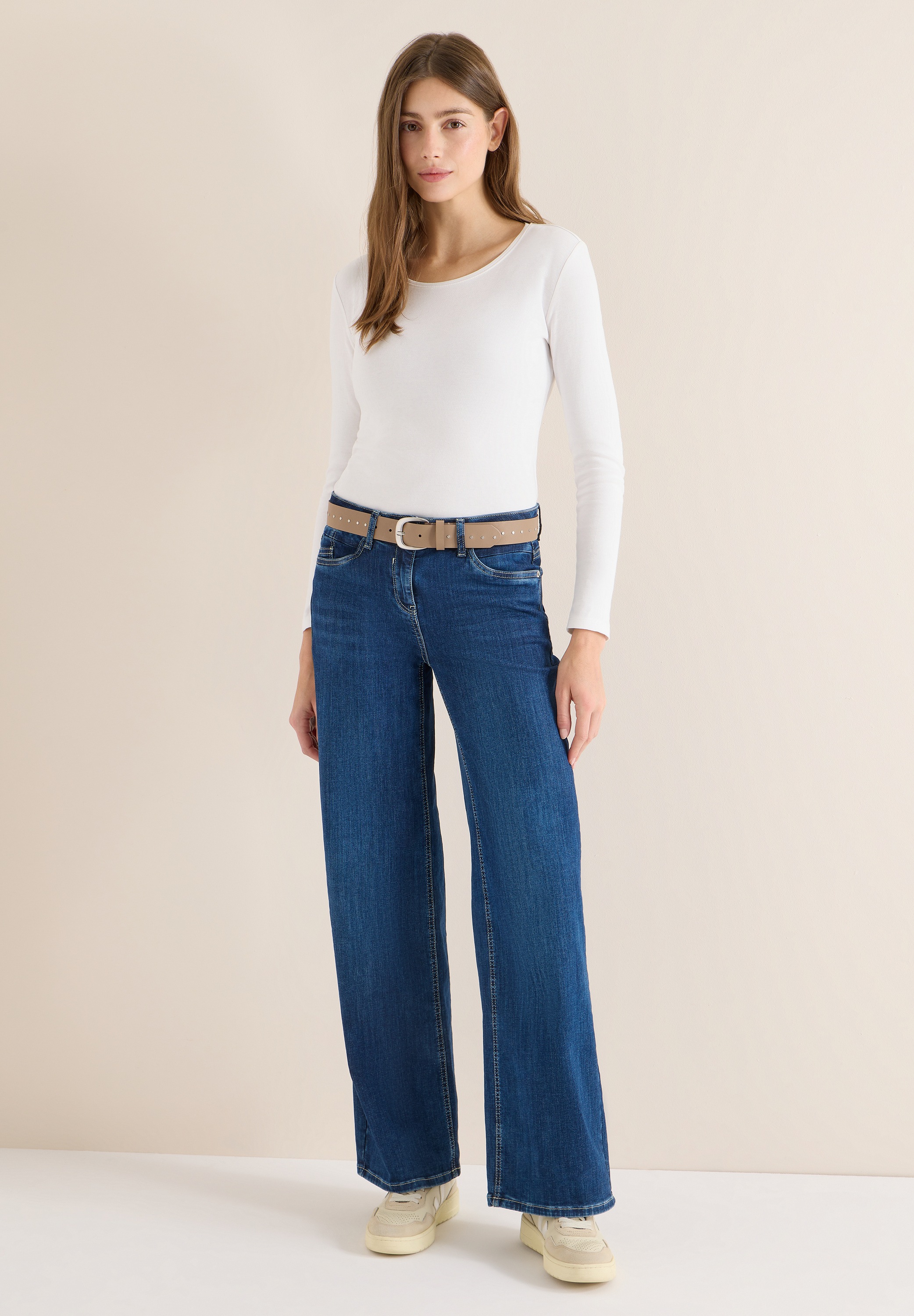 Cecil Ledergürtel mit Nieten