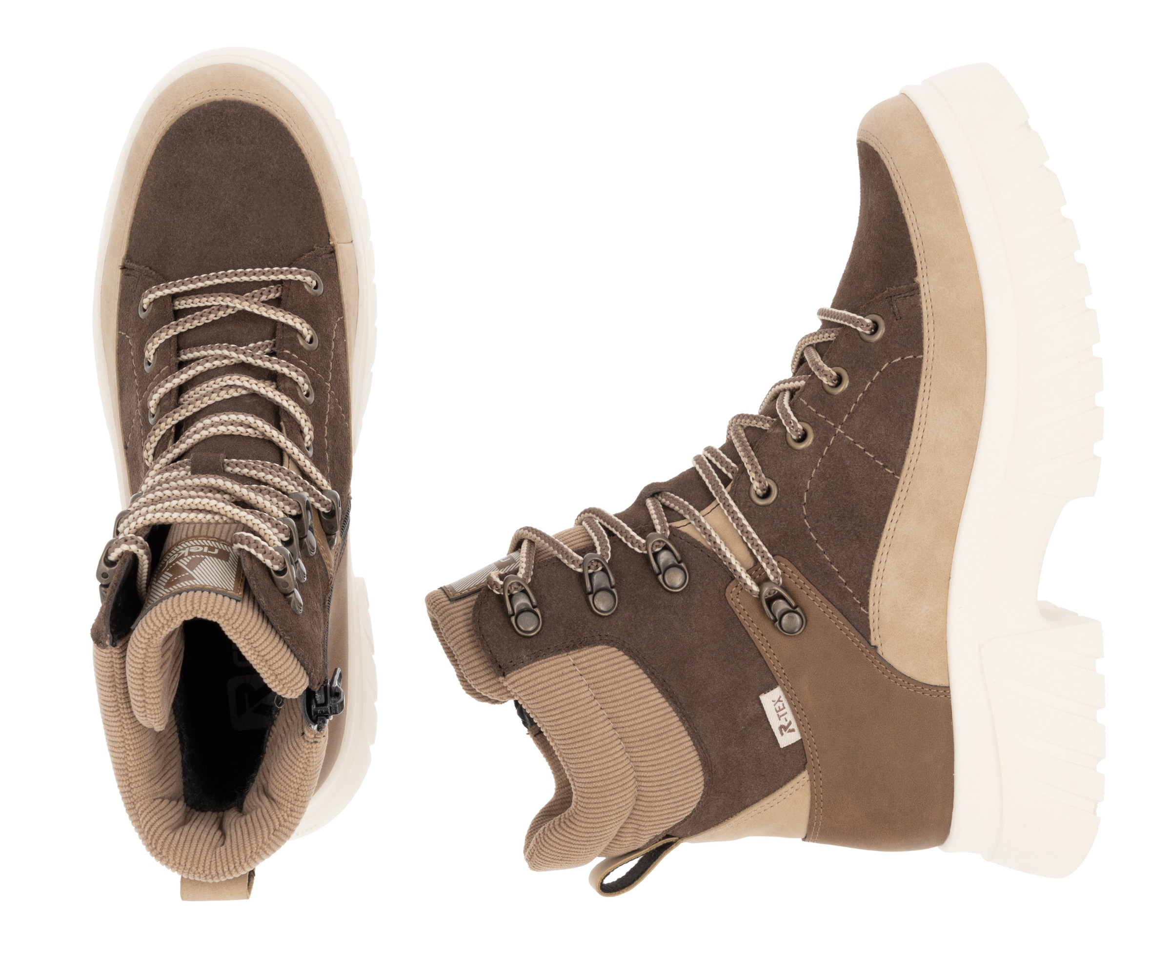 Rieker EVOLUTION Schnürboots, Outdoorboots, Winterboots mit wasserabweisender R-TEX-Membran