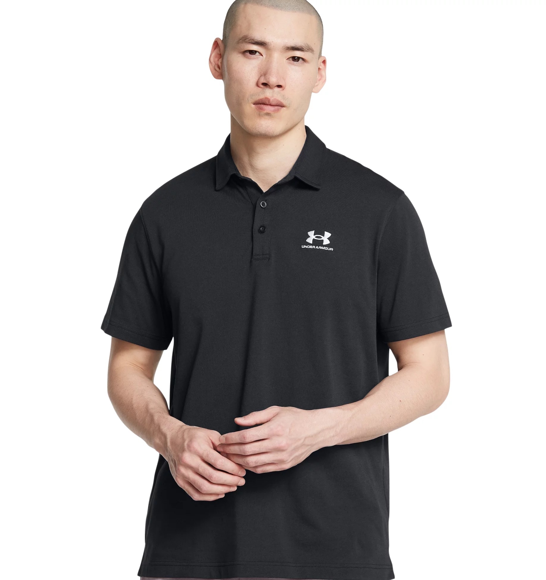 Under Armour Poloshirt "UA ICON POLO" mit flachem Kragen, unifarben, aus Baumwollmischung