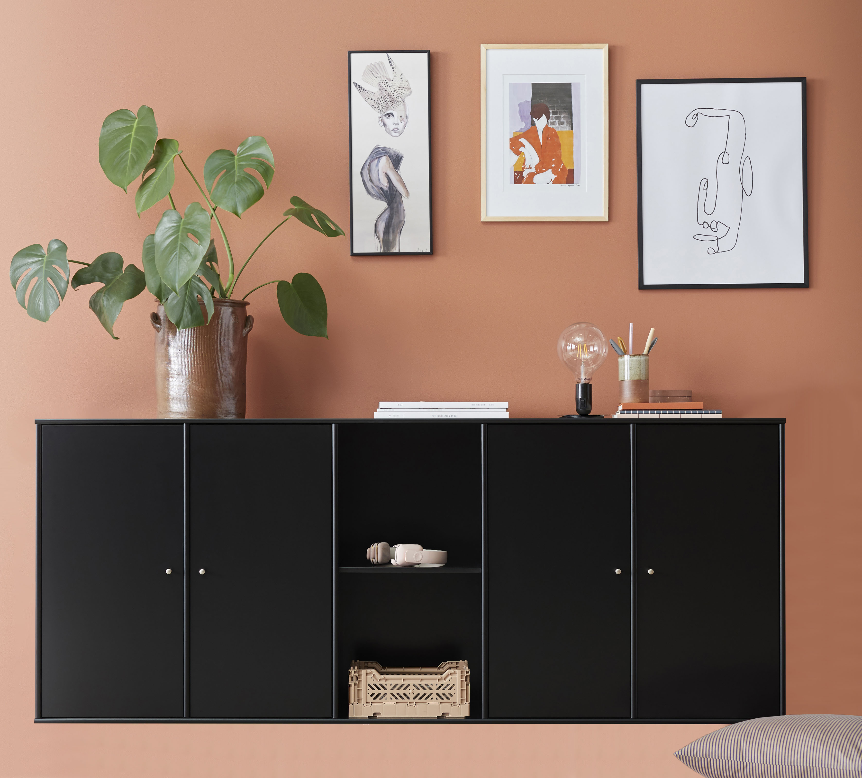 Hammel Furniture "Mistral Kubus" mit vier Türen, Wandmontage/stehend, Breite: 169,8 cm