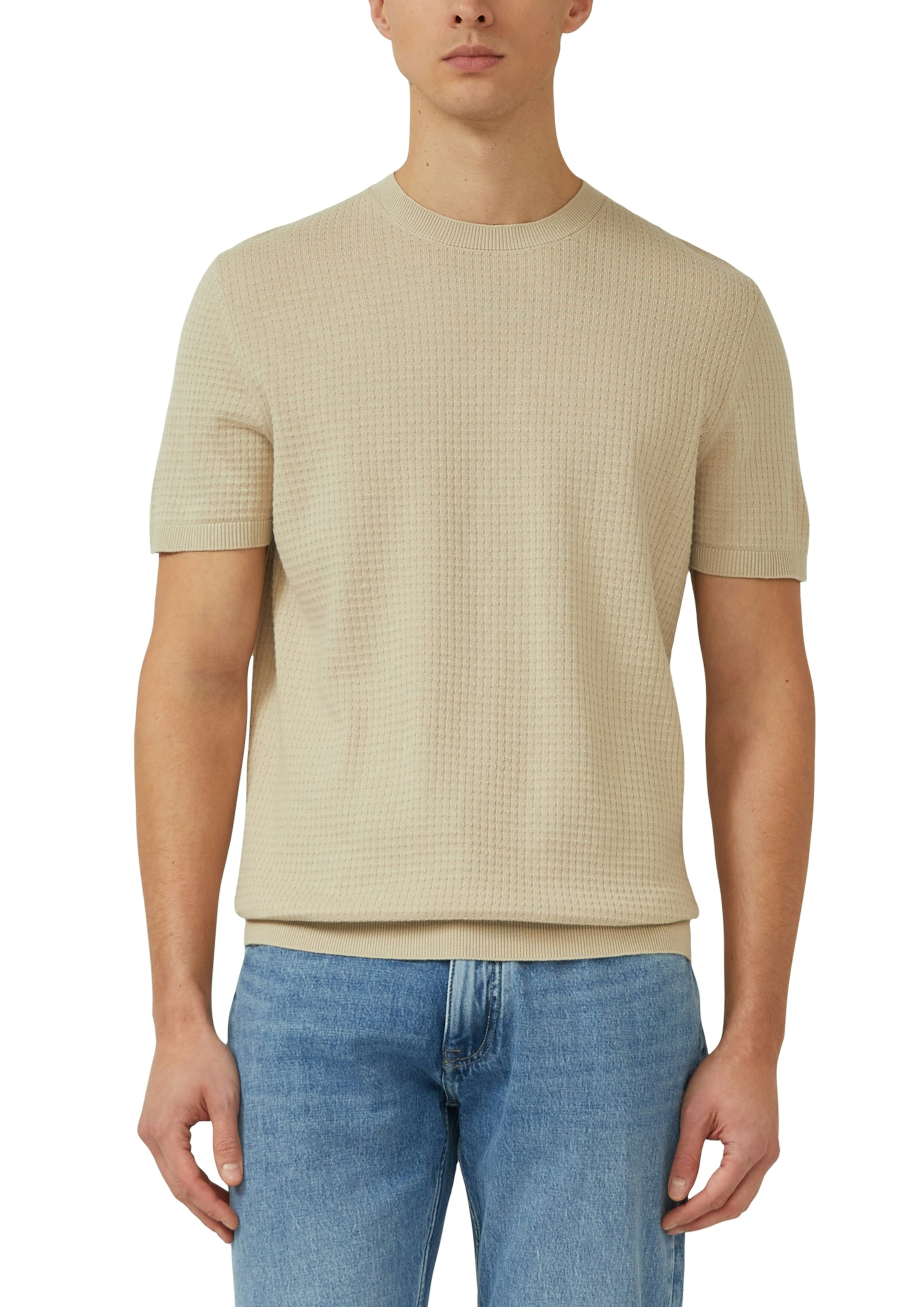 s.Oliver T-Shirt mit Leinen Anteil