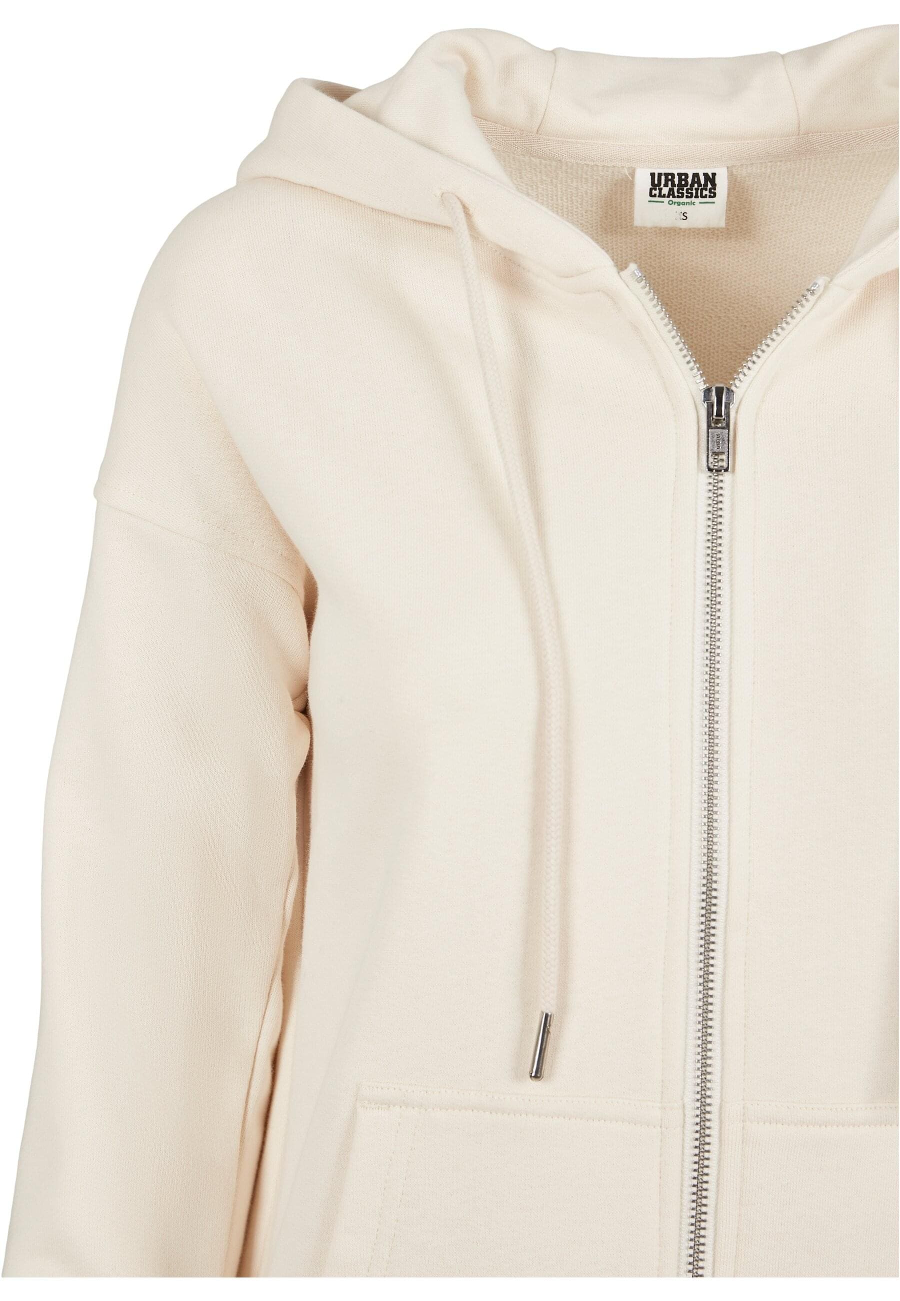 URBAN CLASSICS Sweatjacke »Urban Classics Damen Ladies Organic Terry Zip Hoody«
