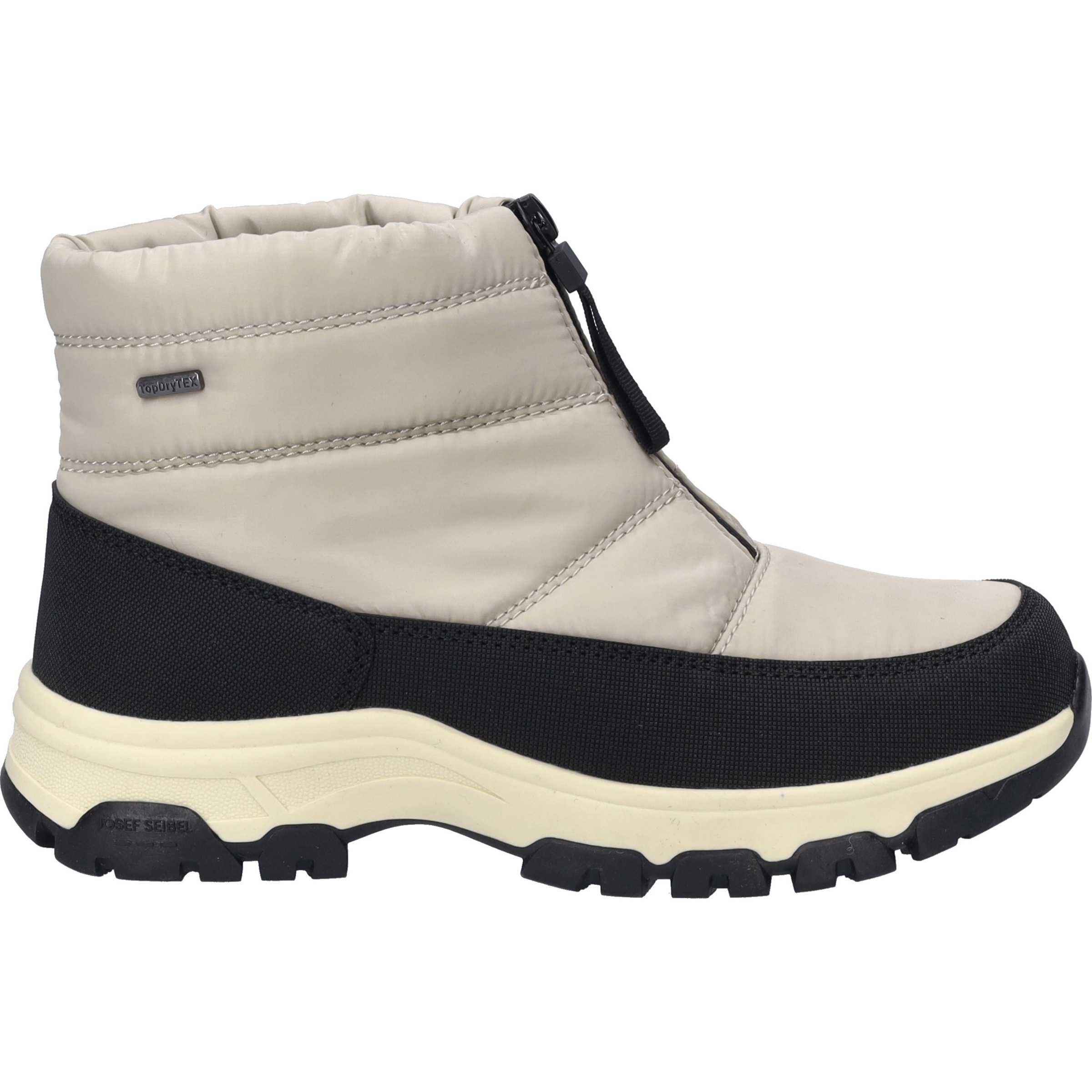 Josef Seibel Stiefelette "Davos 53, schwarz-offwhite" günstig online kaufen