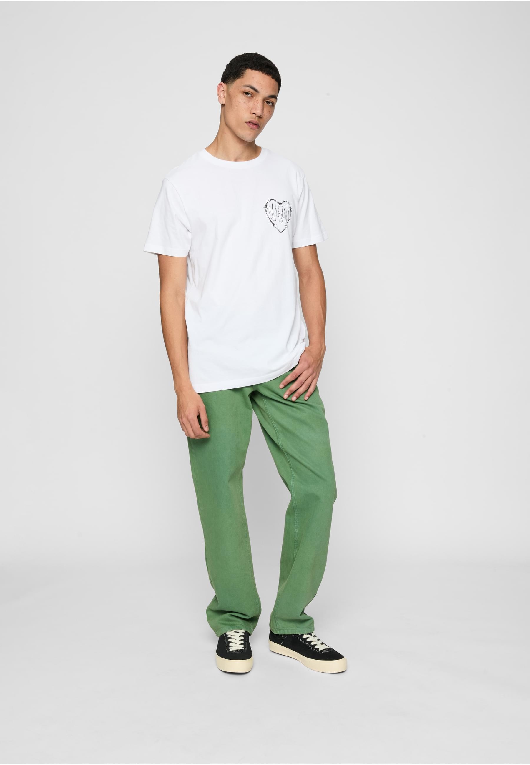 MisterTee T-Shirt »MisterTee Damen Burning Hearts Tee«, (1 tlg.)