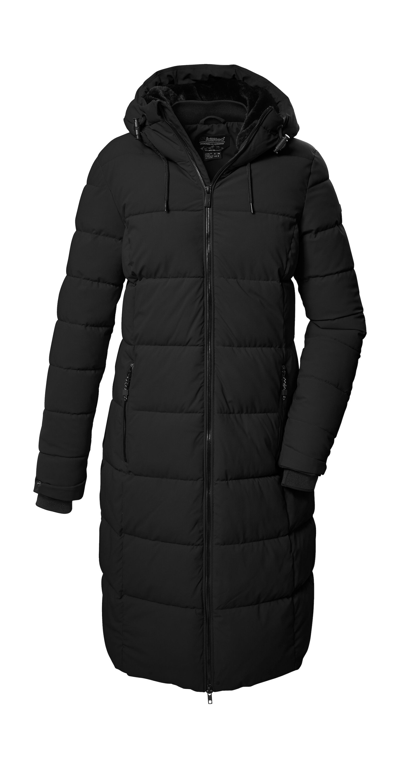 Killtec Steppmantel "KOW 56 WMN QLTD CT" Winddichter, wasserabweisender Wintermantel mit regulierbarer Kapuze