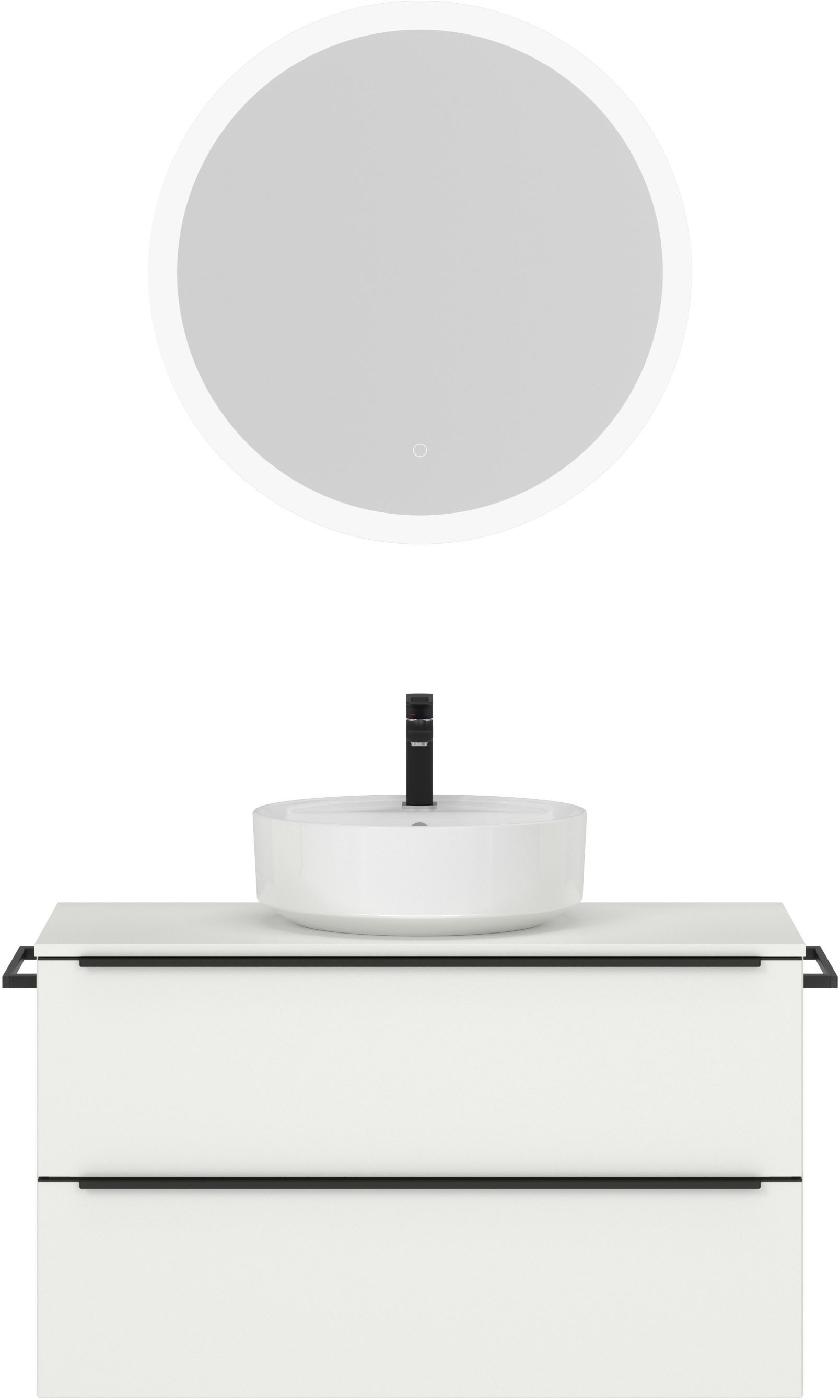 nobilia Badmöbel-Set "Alvene" vormontiert, mit Soft-Close, 2 Stk. tlg. günstig online kaufen