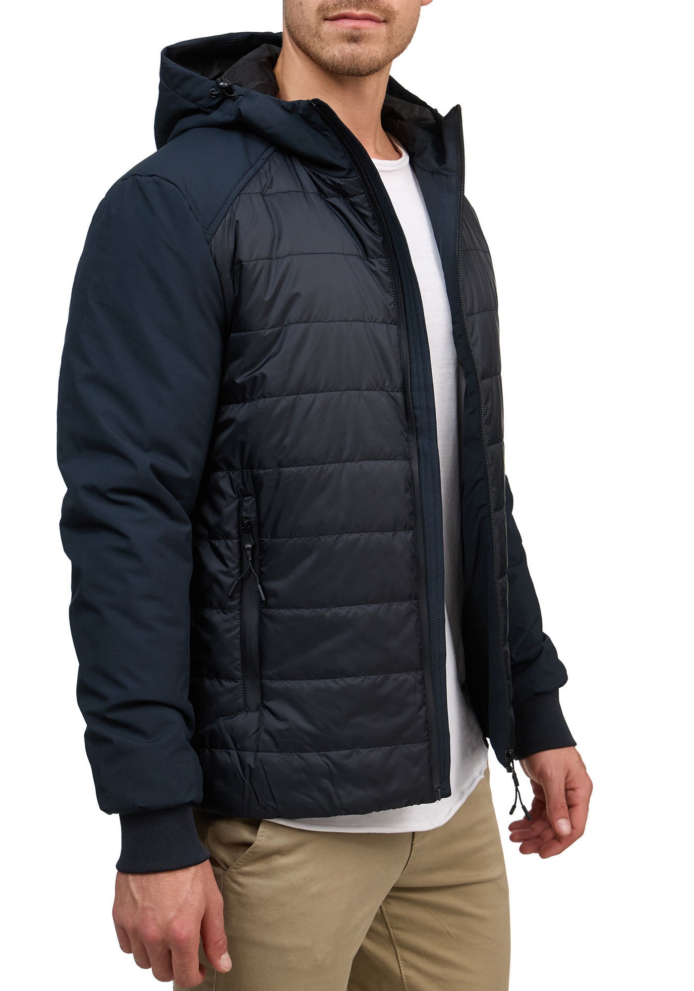 Indicode Steppjacke »INNoqual«, mit Kapuze