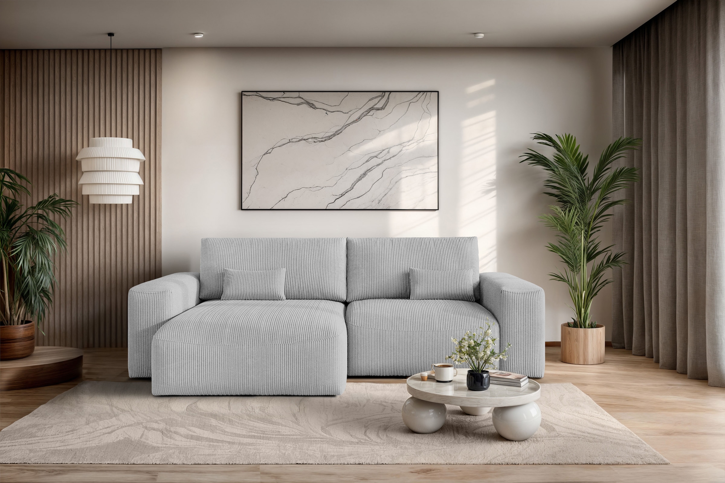 OTTO home Ecksofa "MATTS Schlafsofa mit Bettkasten, Maße B/T/H: 265/159/89 günstig online kaufen