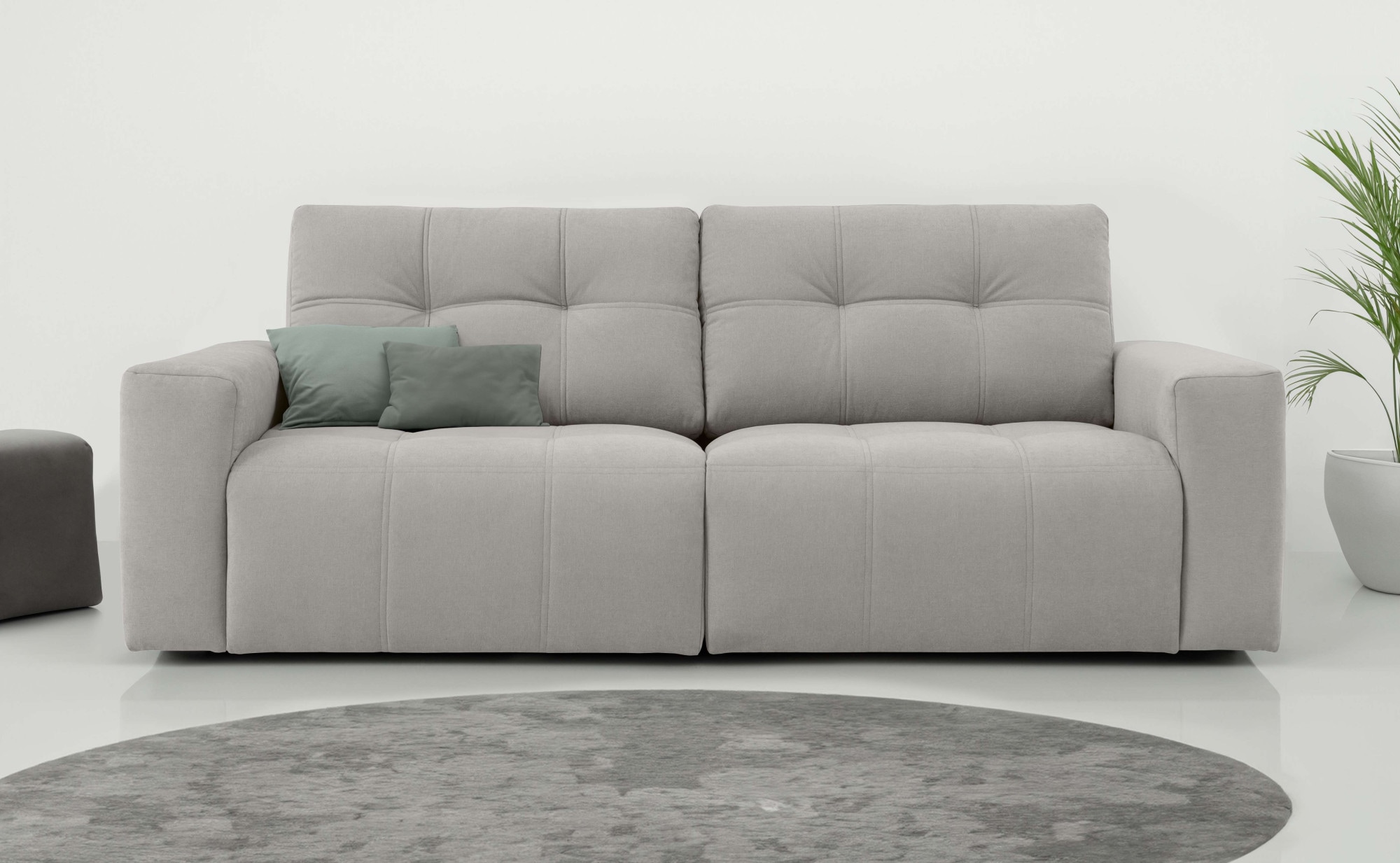 Home affaire 3-Sitzer "Turnon, Lounge-sofa, Breite 220 cm", Chenille, mit K günstig online kaufen