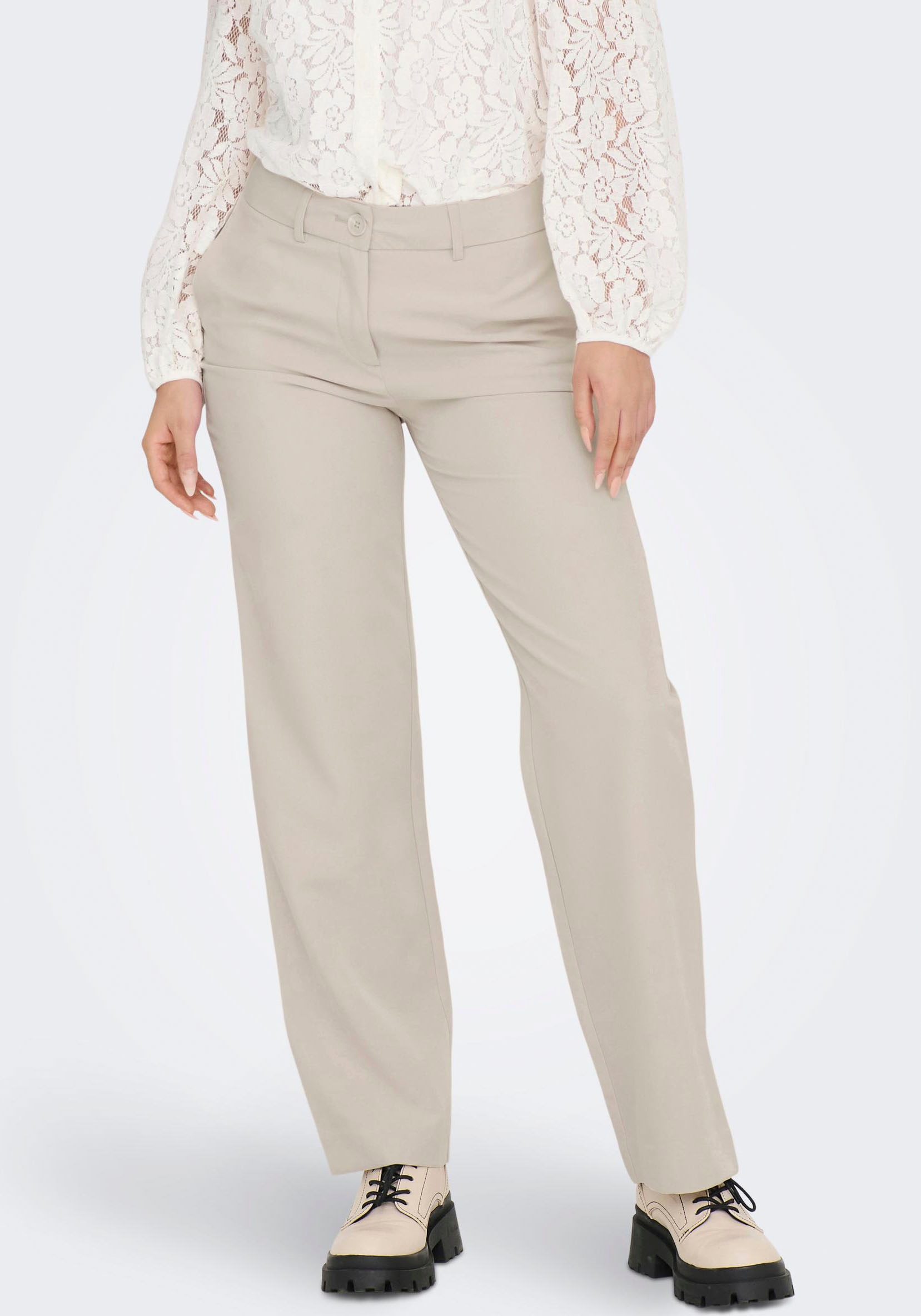 ONLY Anzughose »ONLLANA-BERRY MID STRAIGHT PANT TLR NOOS«