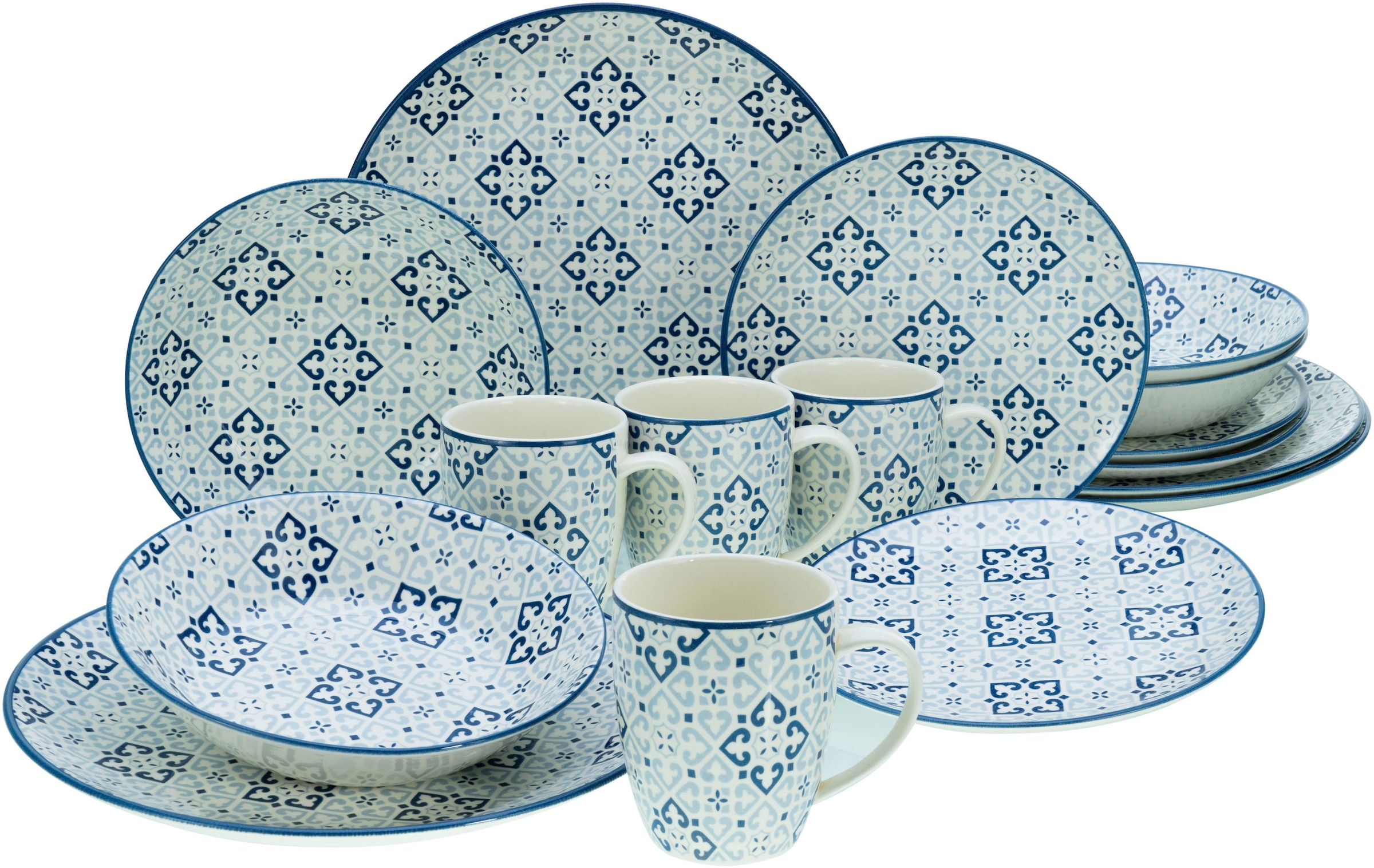 CreaTable Kombiservice "Yara" orientalisch mediterraner Stil günstig online kaufen