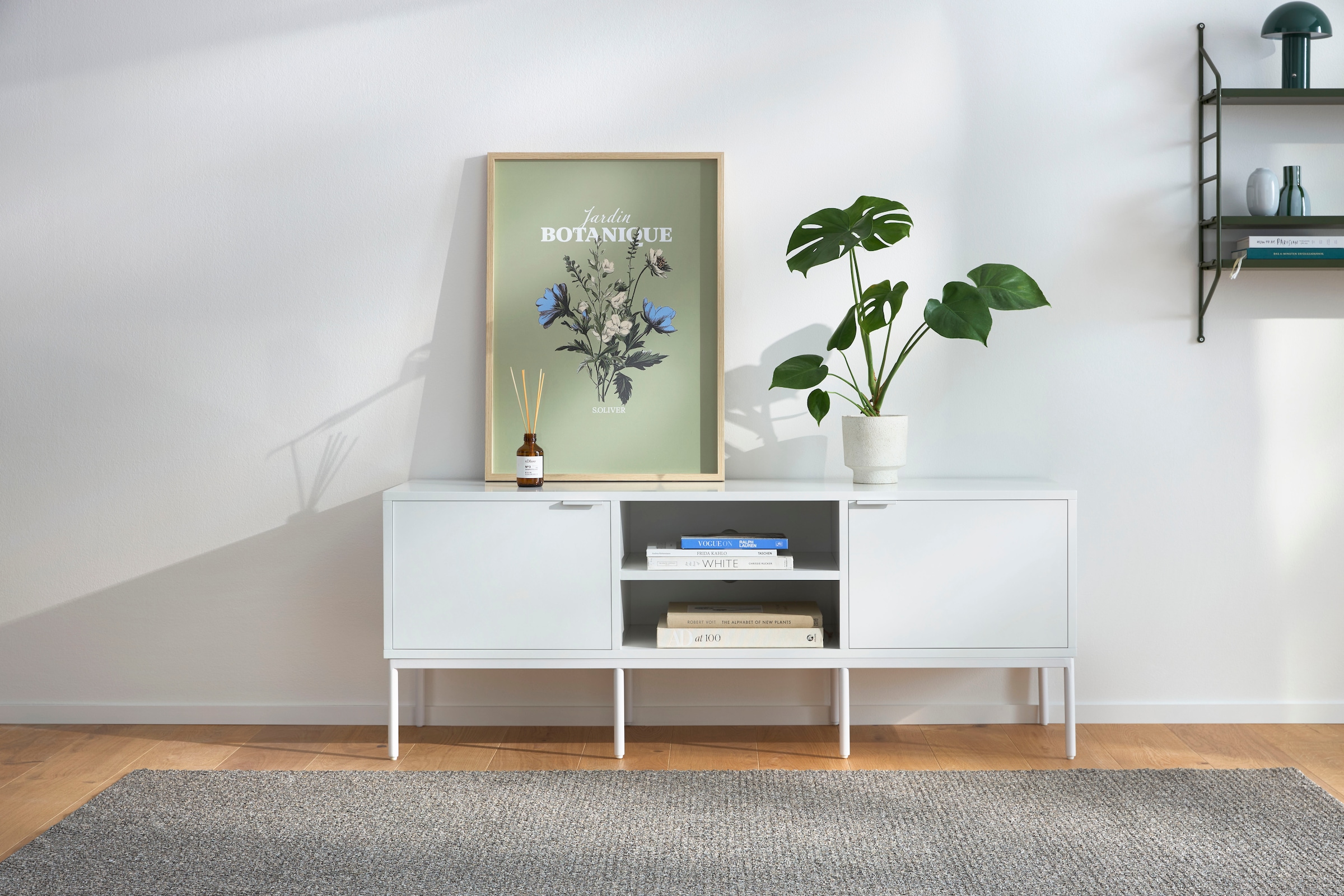 s.Oliver TV-Schrank »Kallby« 1 Stk. tlg. lackiertes MDF, Kabelmanagement, Soft-Close Funktion, Breite 140 cm