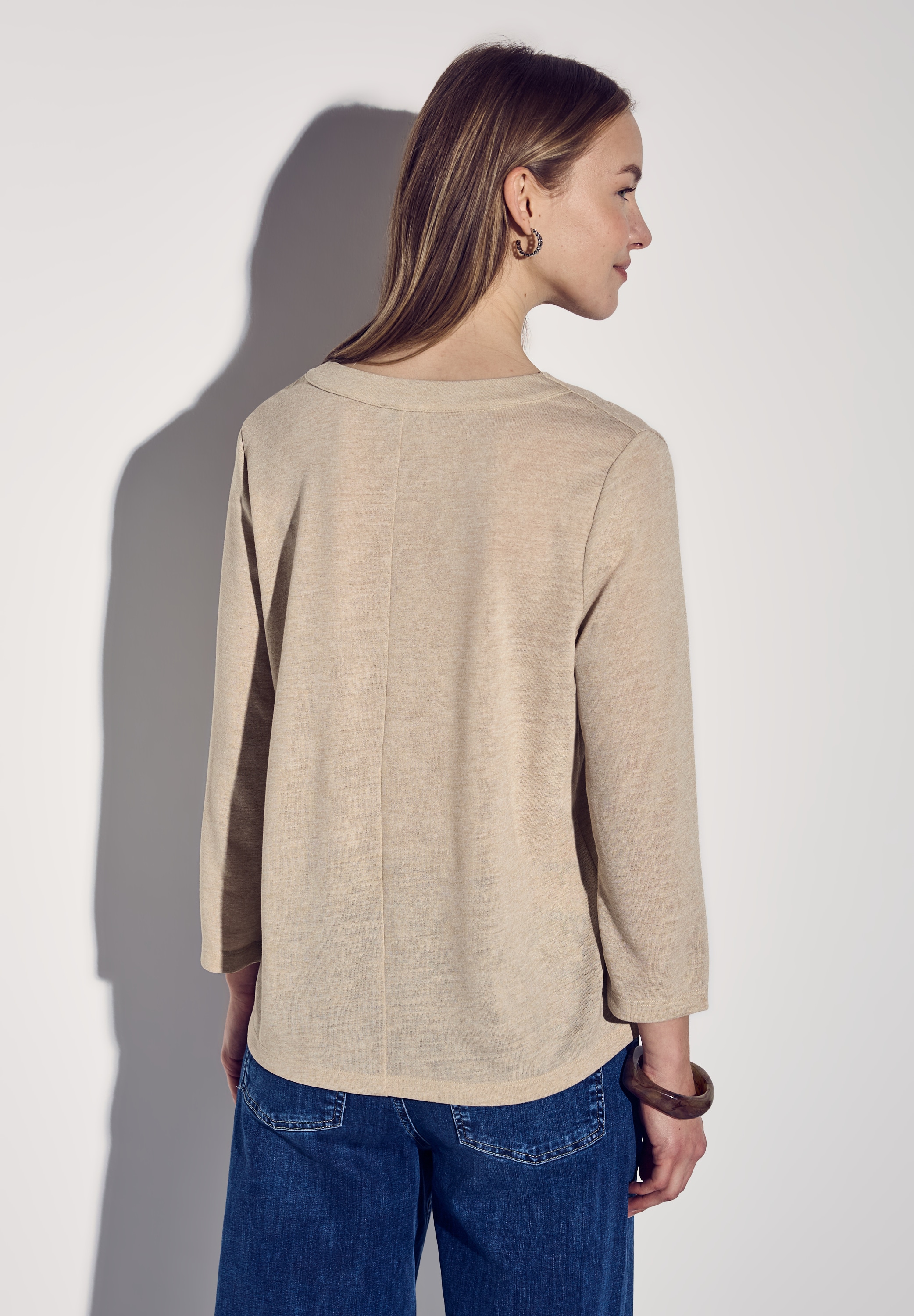 STREET ONE 3/4-Arm-Shirt, mit 3/4 Ärmeln