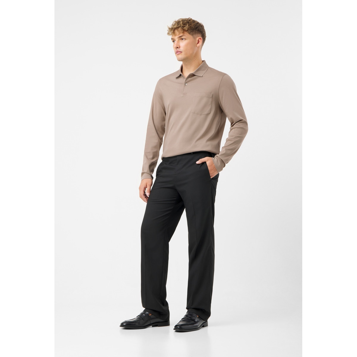 MAERZ Muenchen Poloshirt »Maerz Muenchen 638900 Langarm-Poloshirt Herren Bekleidung«