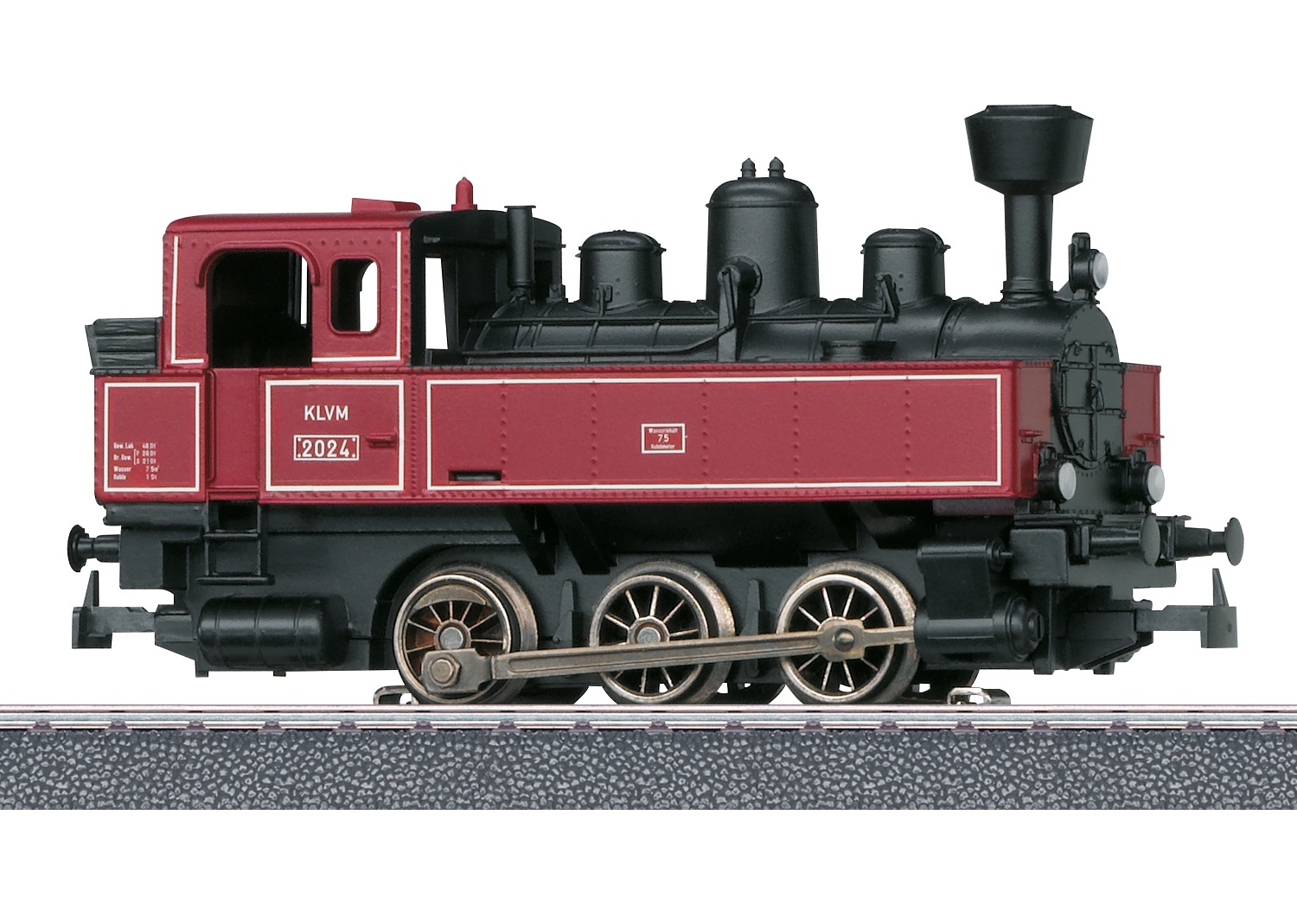 MÄRKLIN Kinder Tenderlokomotive "Märklin Start up - Tenderlokomotive KLVM - 36873"rot, Kunststoff, Metall, Modelleisenbahn-Fahrzeuge