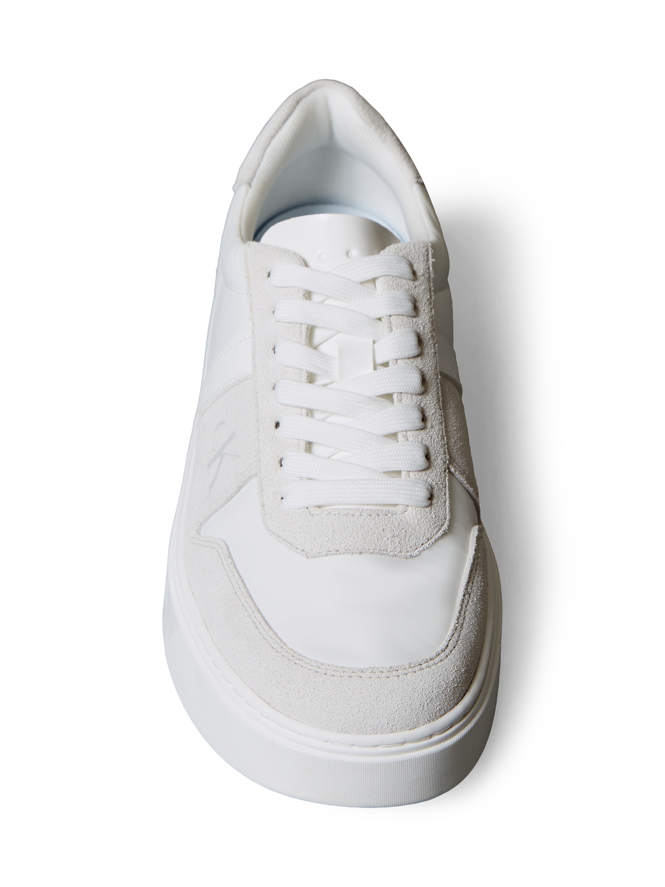 Calvin Klein Jeans Sneaker »CLASSIC CUPS LACE MIX EMB TONGUE«  Schnürschuh, Basket-Sneaker, Freizeitschuh in sportiver Optik