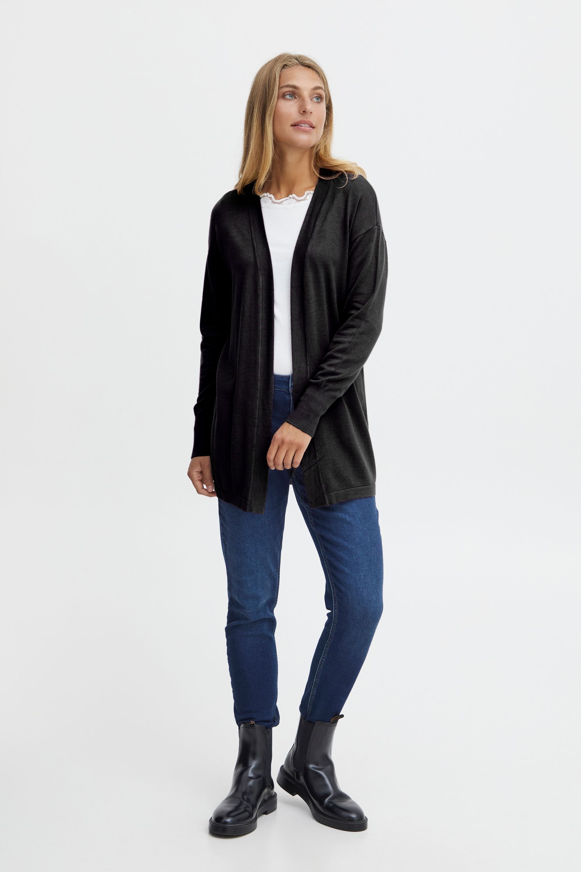 fransa Strickjacke »Strickjacke FRBlume«