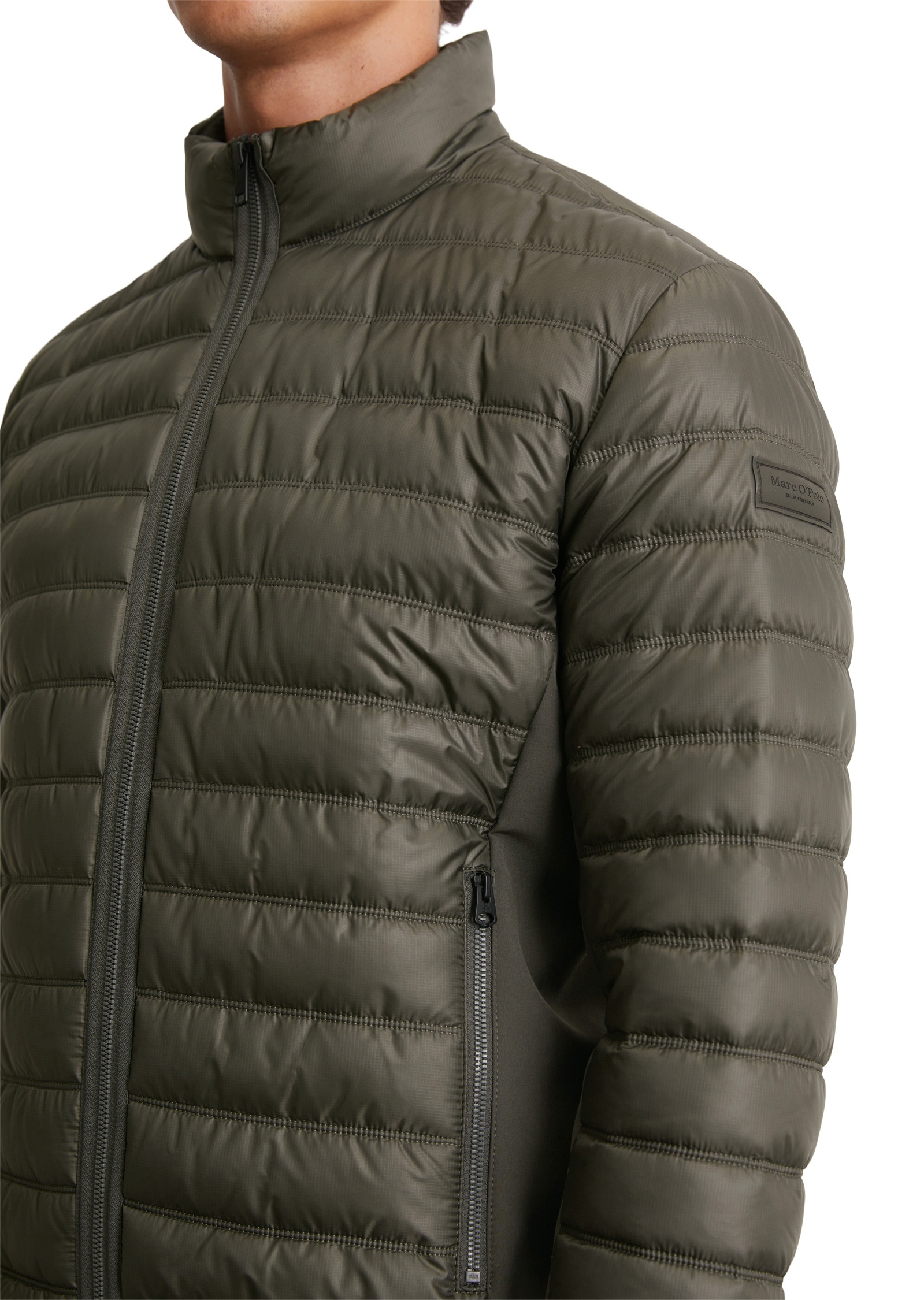 Marc O'Polo Outdoorjacke »mit Softshell-Einsätzen«, ohne Kapuze
