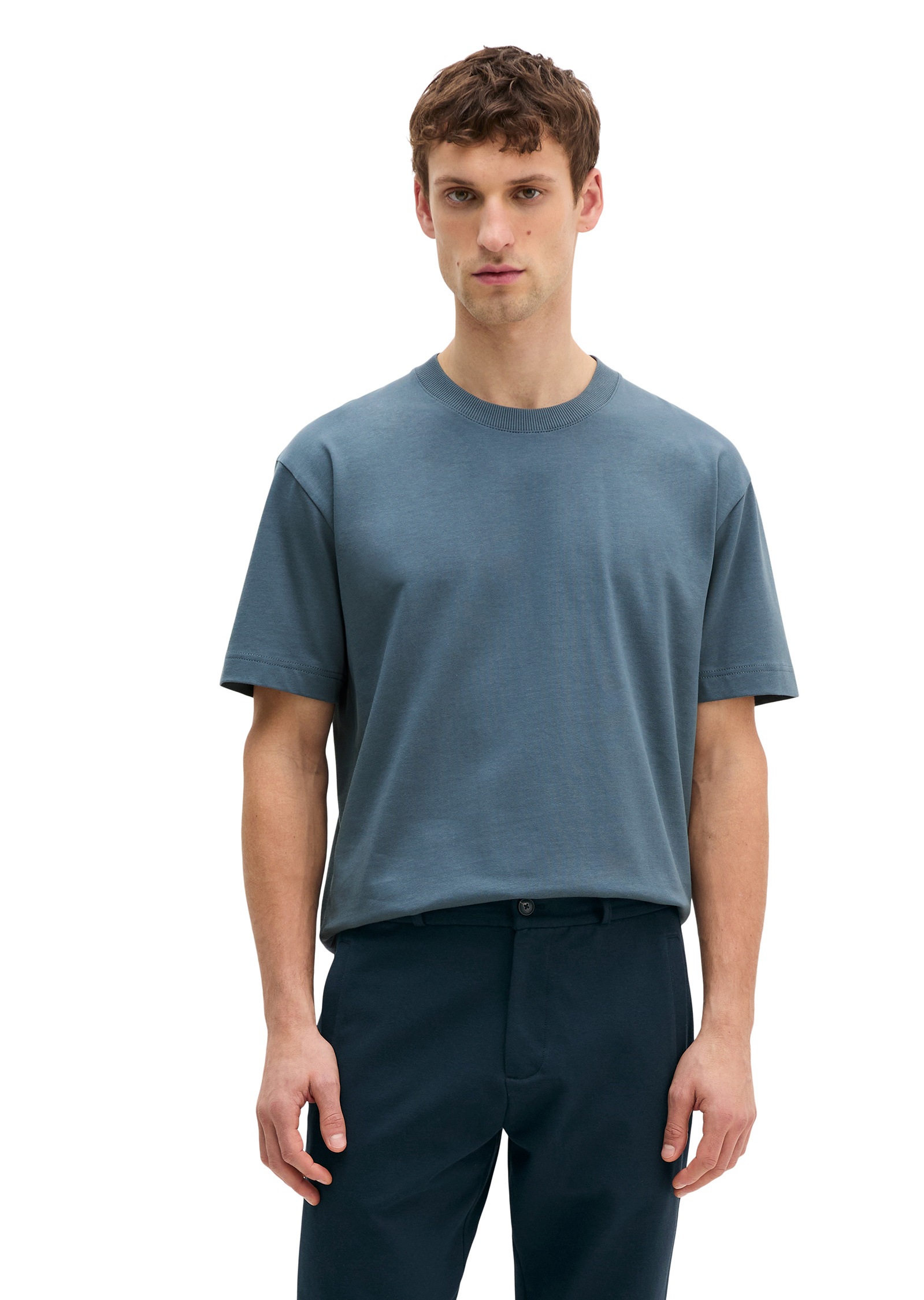 Marc OPolo T-Shirt "aus schwerem Bio-Baumwoll-Jersey"