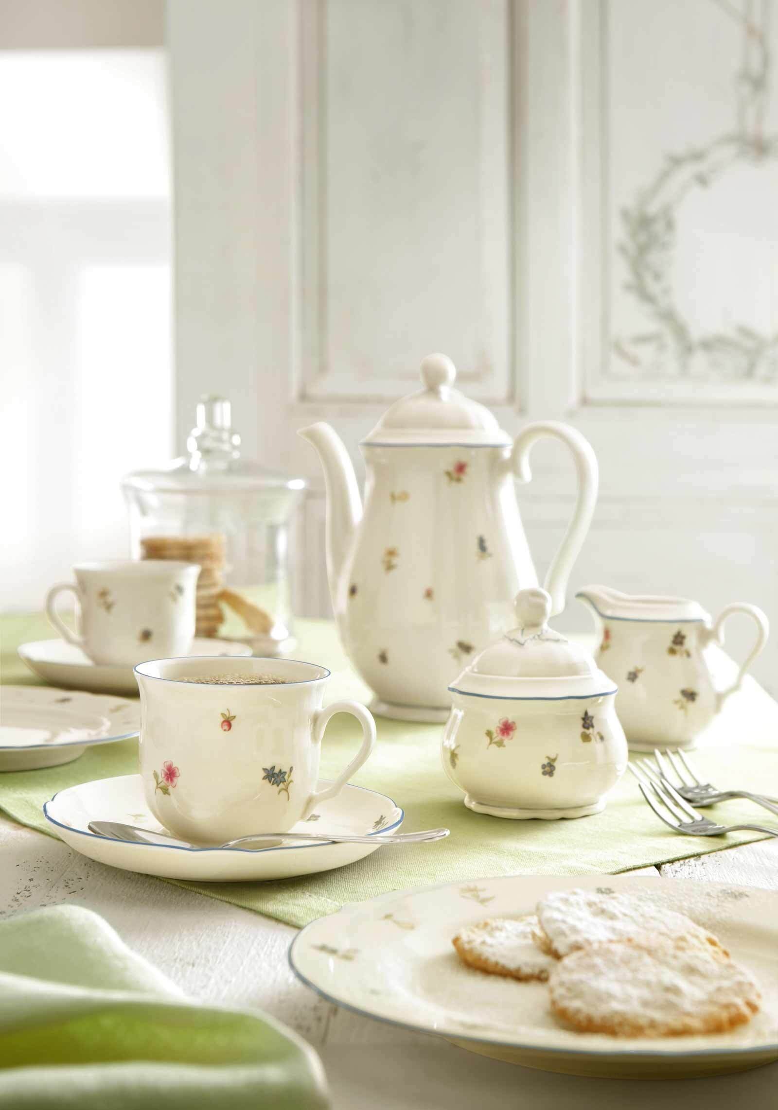 Seltmann Weiden Teekanne "Kaffeekanne Marieluise Elfenbein Streublume 1,30 günstig online kaufen