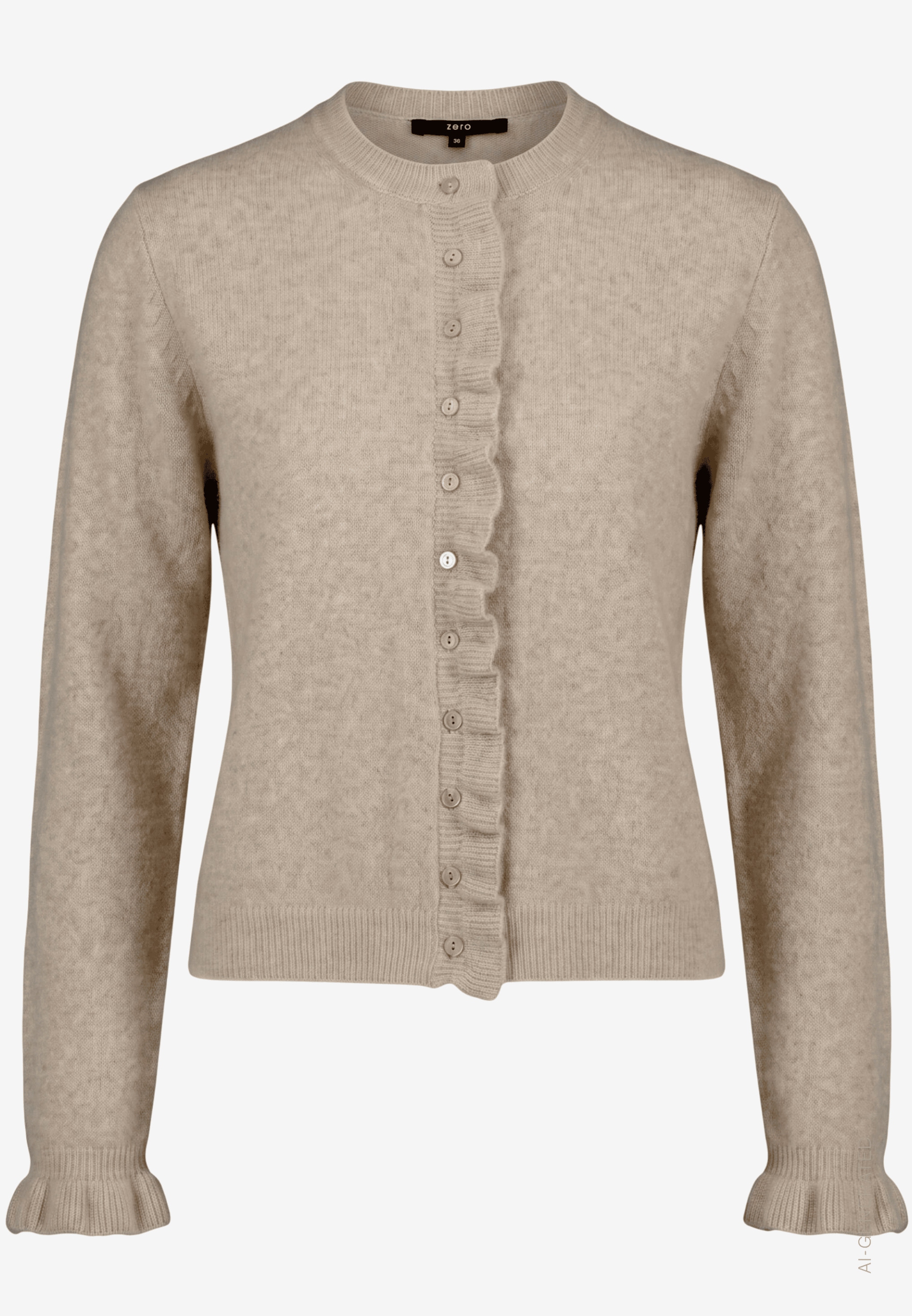 Zero Cardigan Strickjacke mit Rüschen