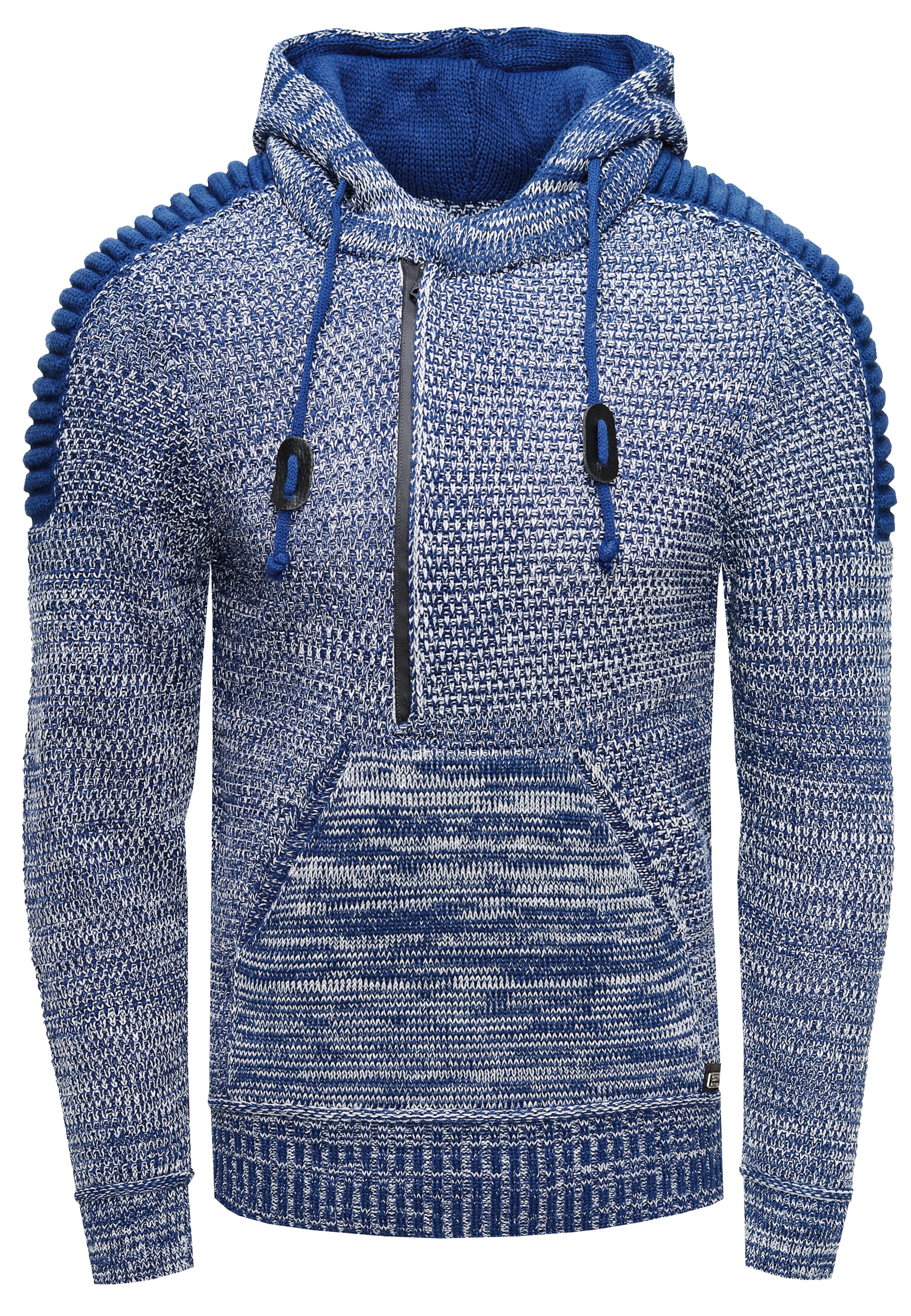BAUR Neal Kapuzensweatshirt ▷ | Rusty Reißverschluss praktischem mit »Knitwear«, für