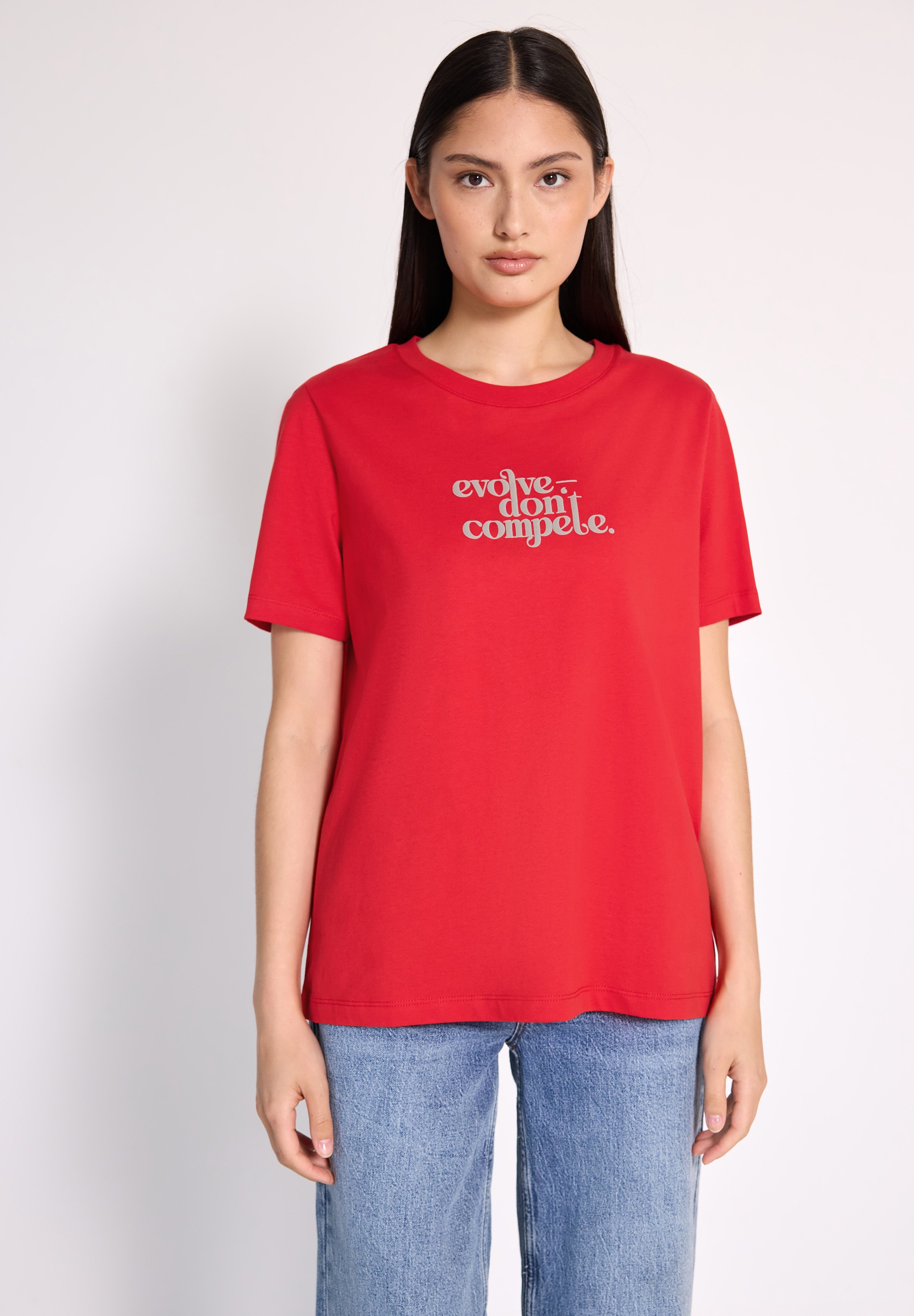 STREET ONE STUDIO T-Shirt, aus reiner Baumwolle günstig online kaufen