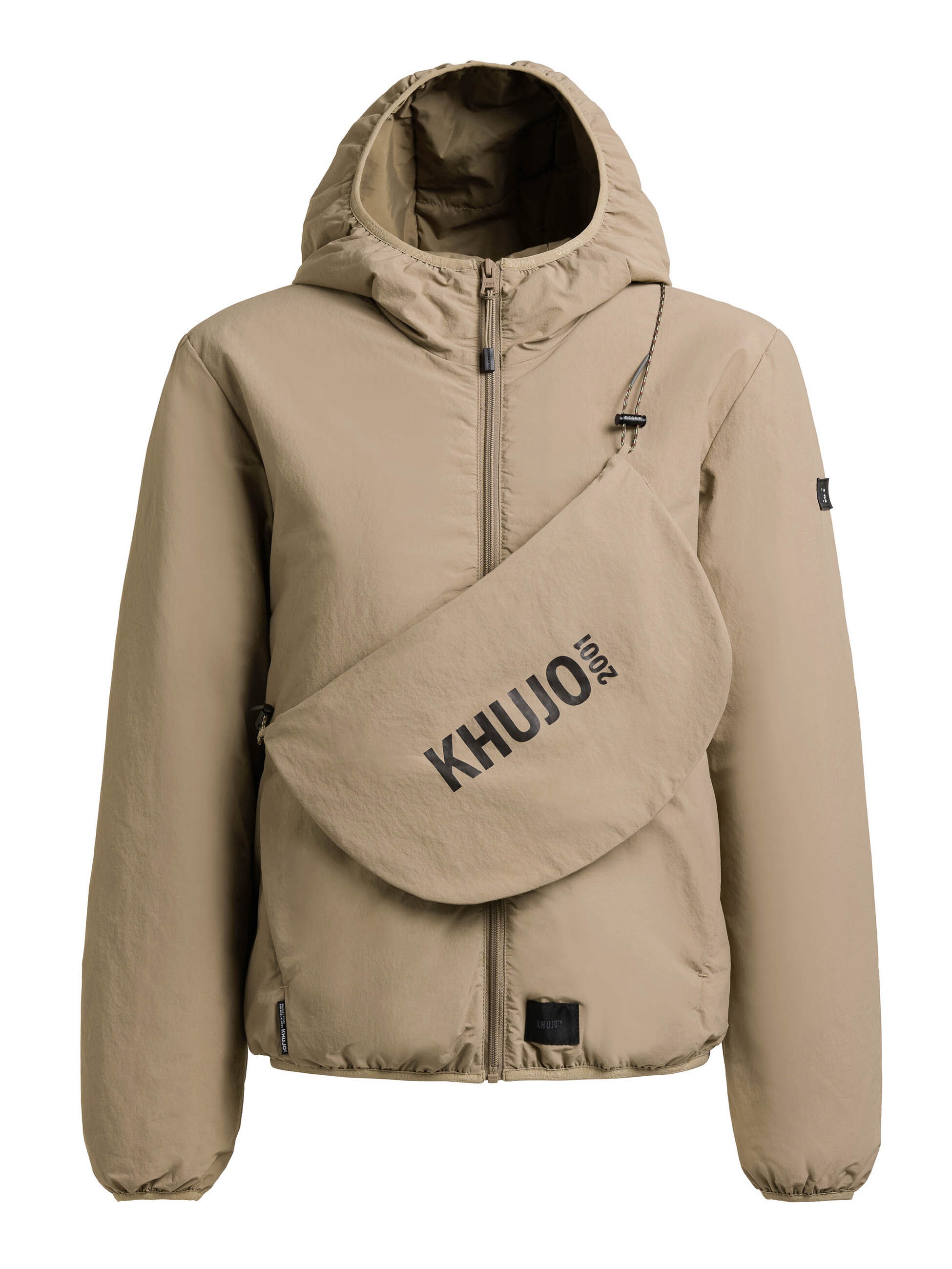 khujo SHELLY2 Women's Nylon Jacket Beige Size L 4