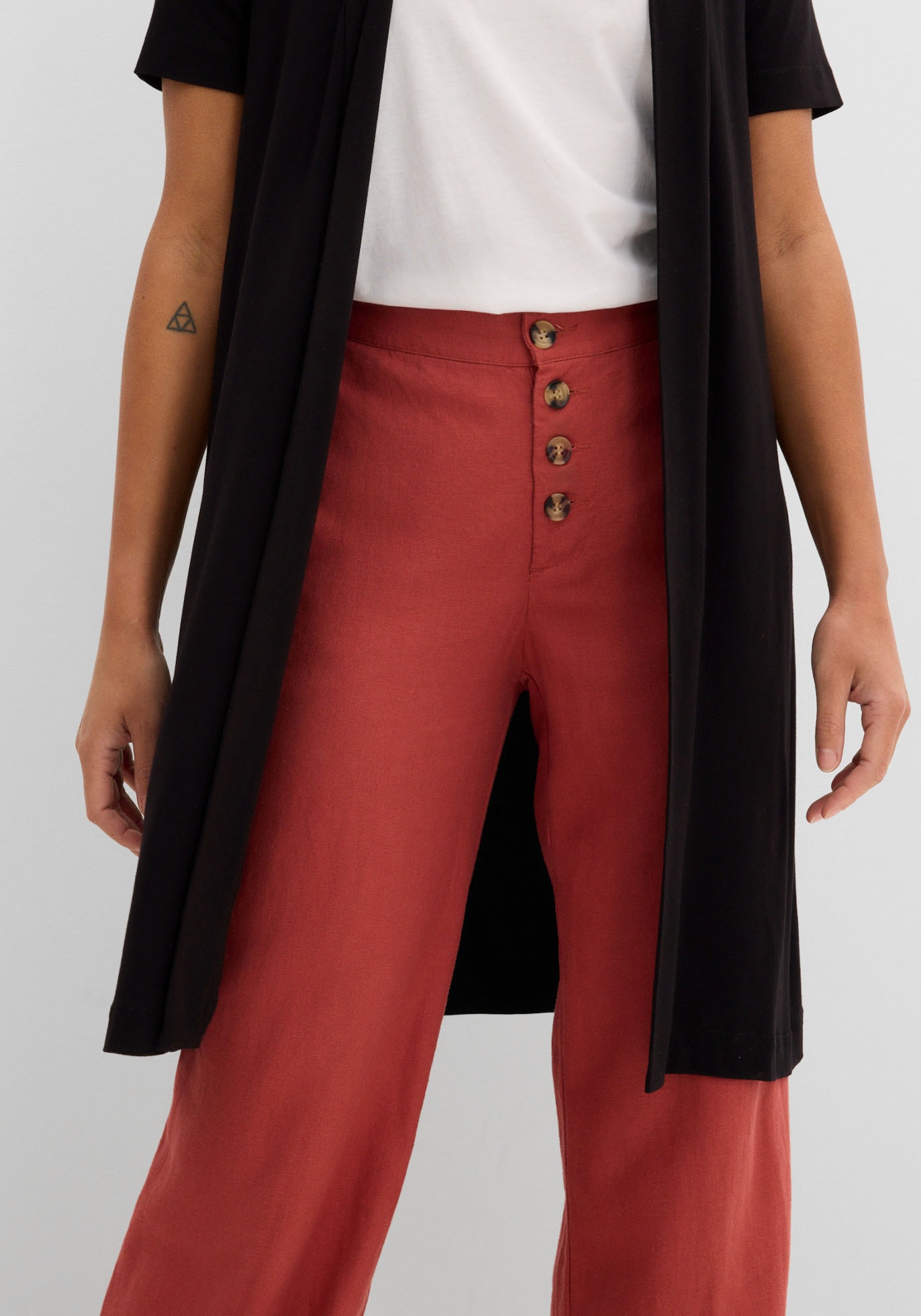bonprix Shirtjacke "Shirtjacke aus softer Viskose" lockere Passform, Kurzarm-Design, für vielseitige Anlässe