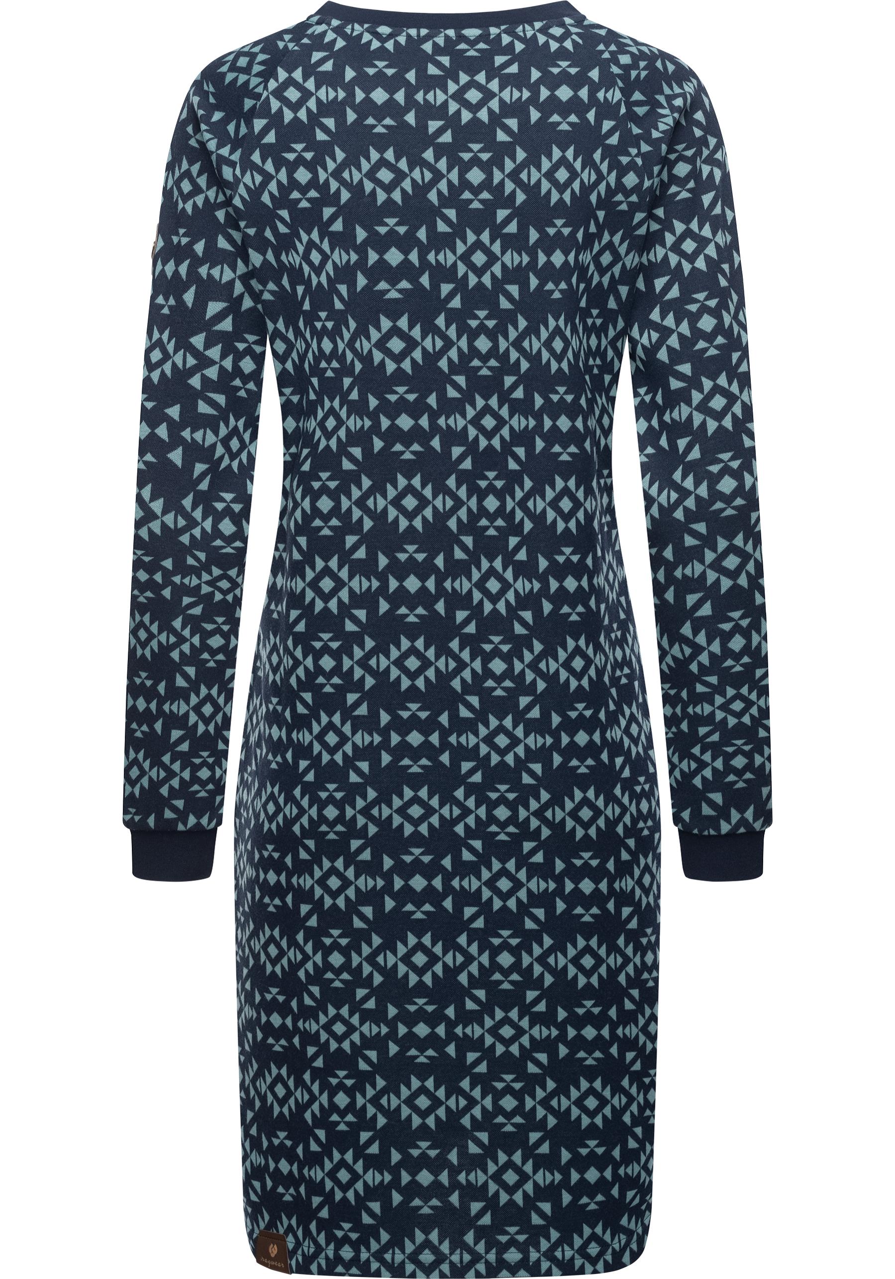 Thumbnail - Ragwear Sweatkleid "Dassa Aztec" Ohne Taschen stylisches Langarmkleid für den Winter