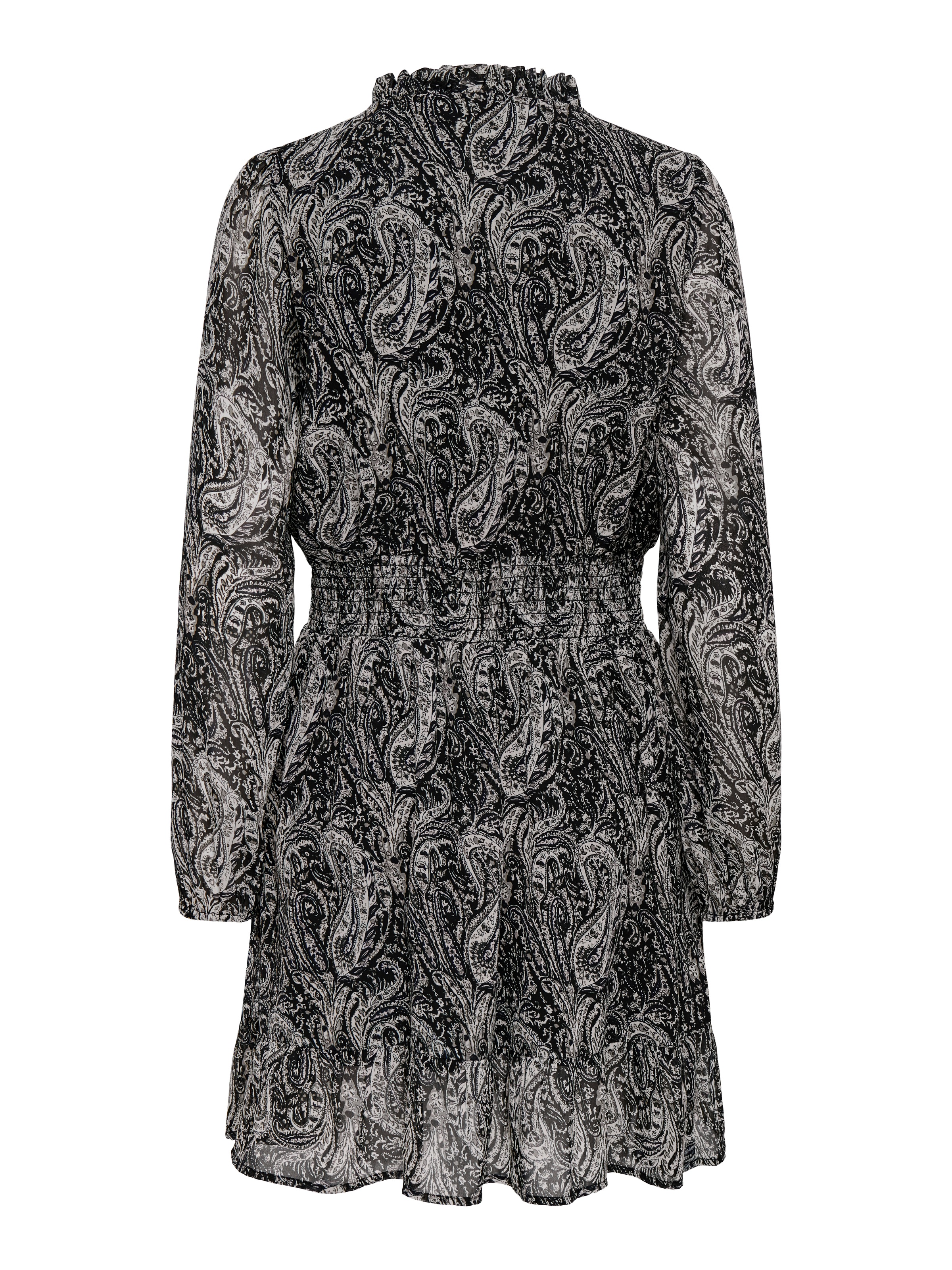 ONLY Chiffonkleid »ONLCAROLINE L/S SHORT DRESS WVN NOOS« Polyester