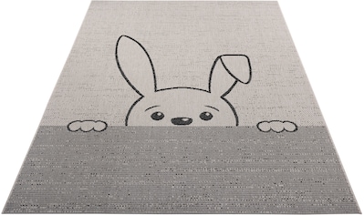 Lüttenhütt Kinderteppich »Hase«, rechteckig, 3 mm Höhe, In- und Outdoor geeignet,... kaufen