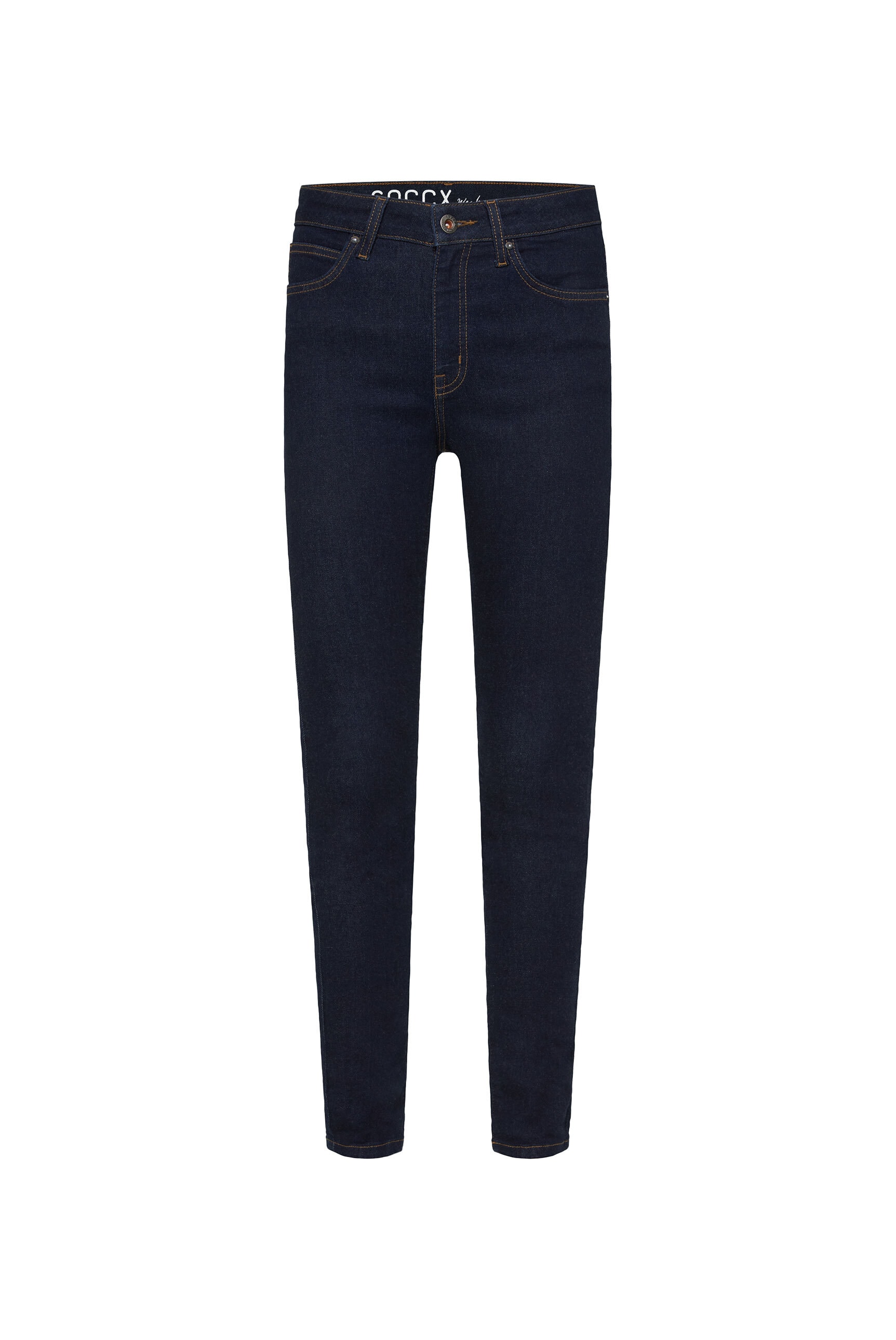 SOCCX Slim-fit-Jeans, mit hoher Leibhöhe