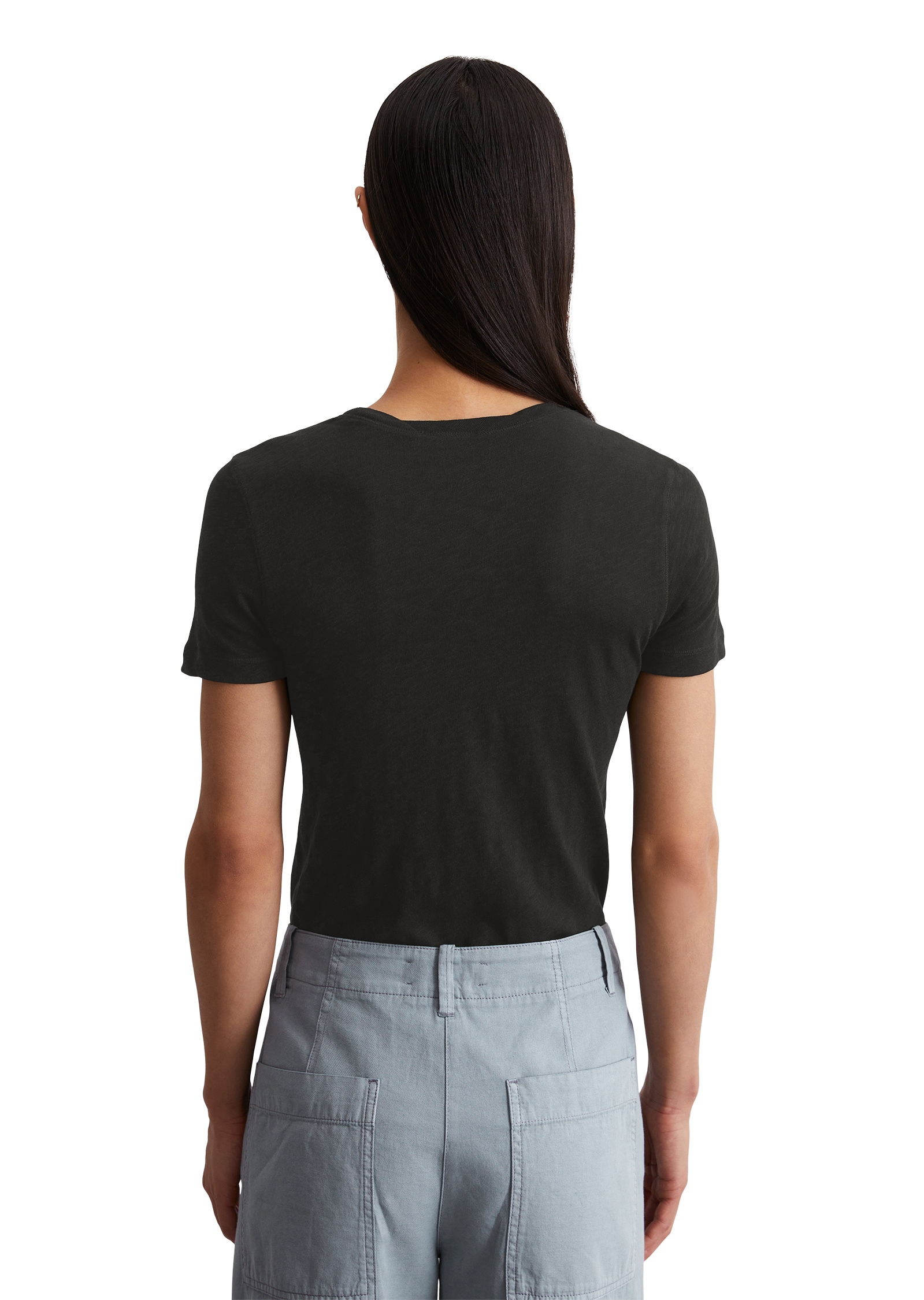 Marc O'Polo T-Shirt »mit getwistetem Ausschnitt«
