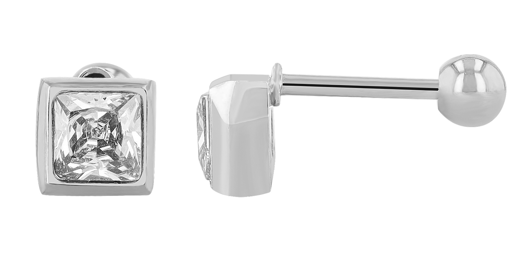 Adelia´s Paar Ohrhänger »Ohrringe – Ohrstecker aus Edelstahl mit Zirkonia« Perfekt als Geschenk für besondere Menschen