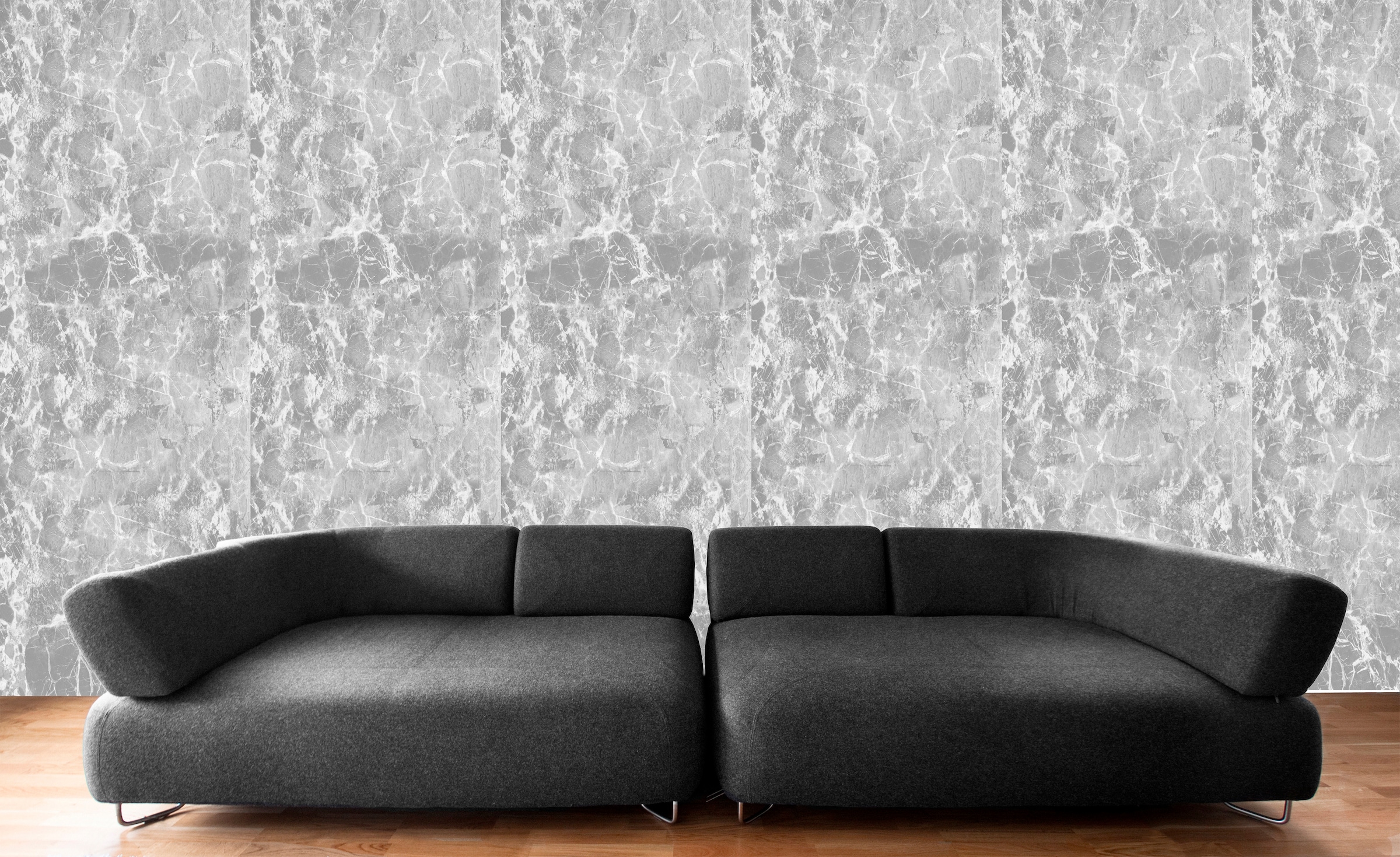 queence Vinyltapete »Kucar«, bedruckt-clean-unifarben-minimalistisch-Abriebeffekte-Steinoptik, 90x250cm, selbstklebend, kinderleichte Anbringung, Sticker