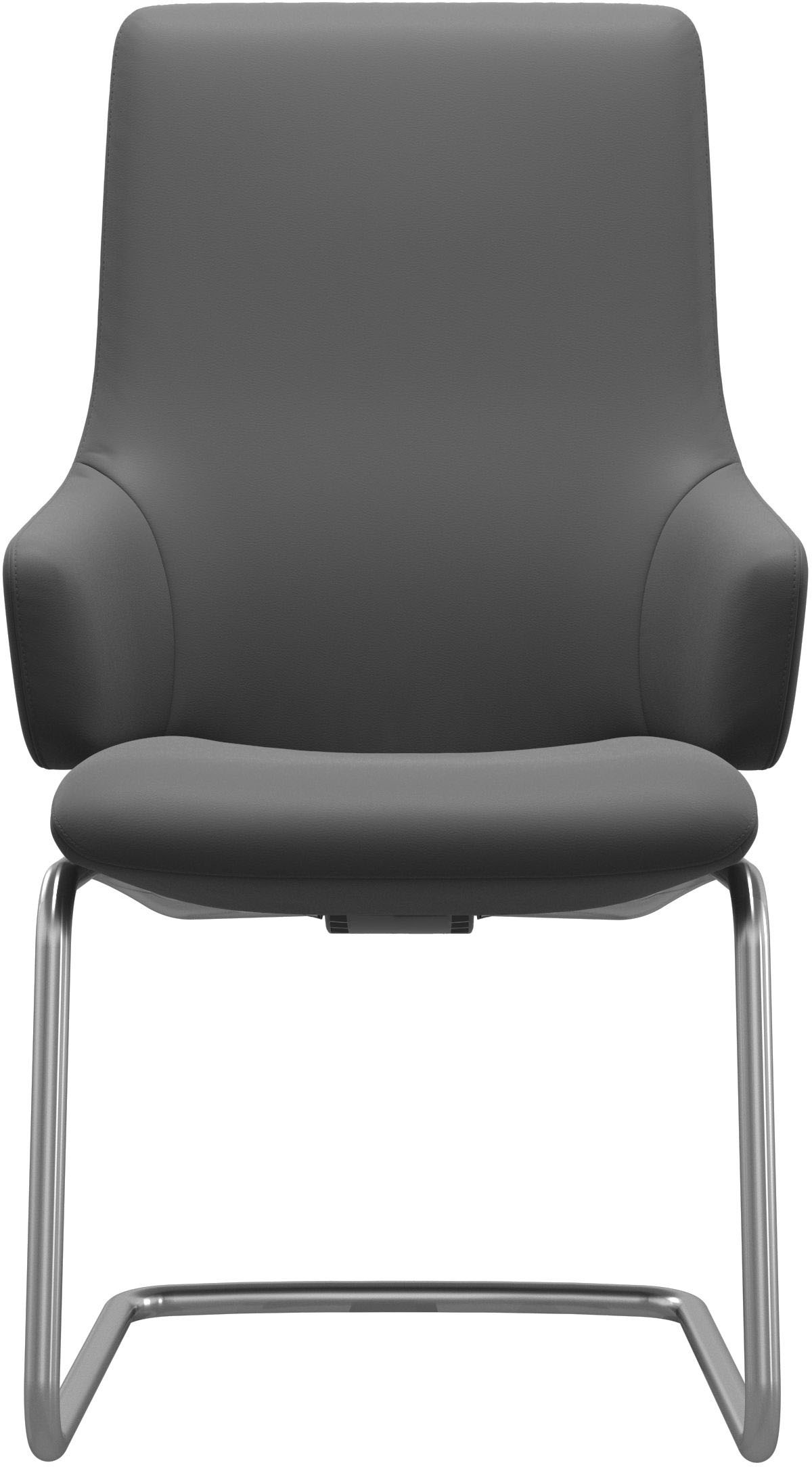 Stressless® Polsterstuhl »Laurel«, Leder BATICK, High Back mit Armlehne, Größe L, mit Beinen aus Stahl in Schwarz matt