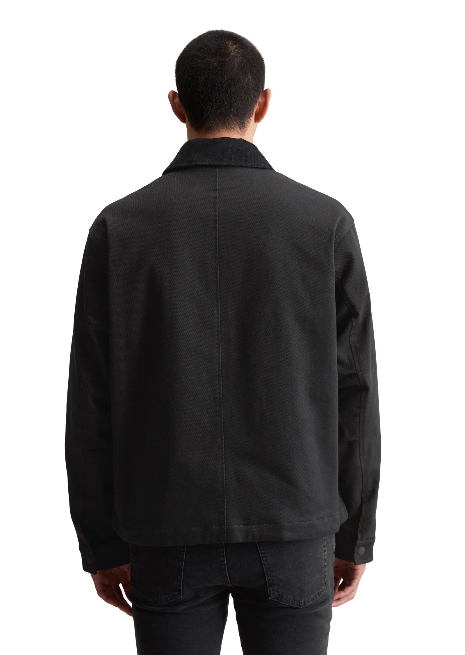 Marc O'Polo DENIM Outdoorjacke »mit Cord-Kragen«, ohne Kapuze