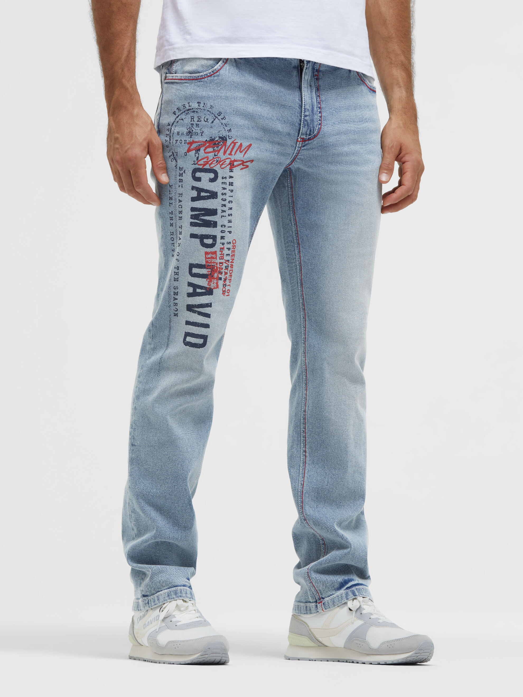 CAMP DAVID Regular-fit-Jeans mit normaler Leibhöhe