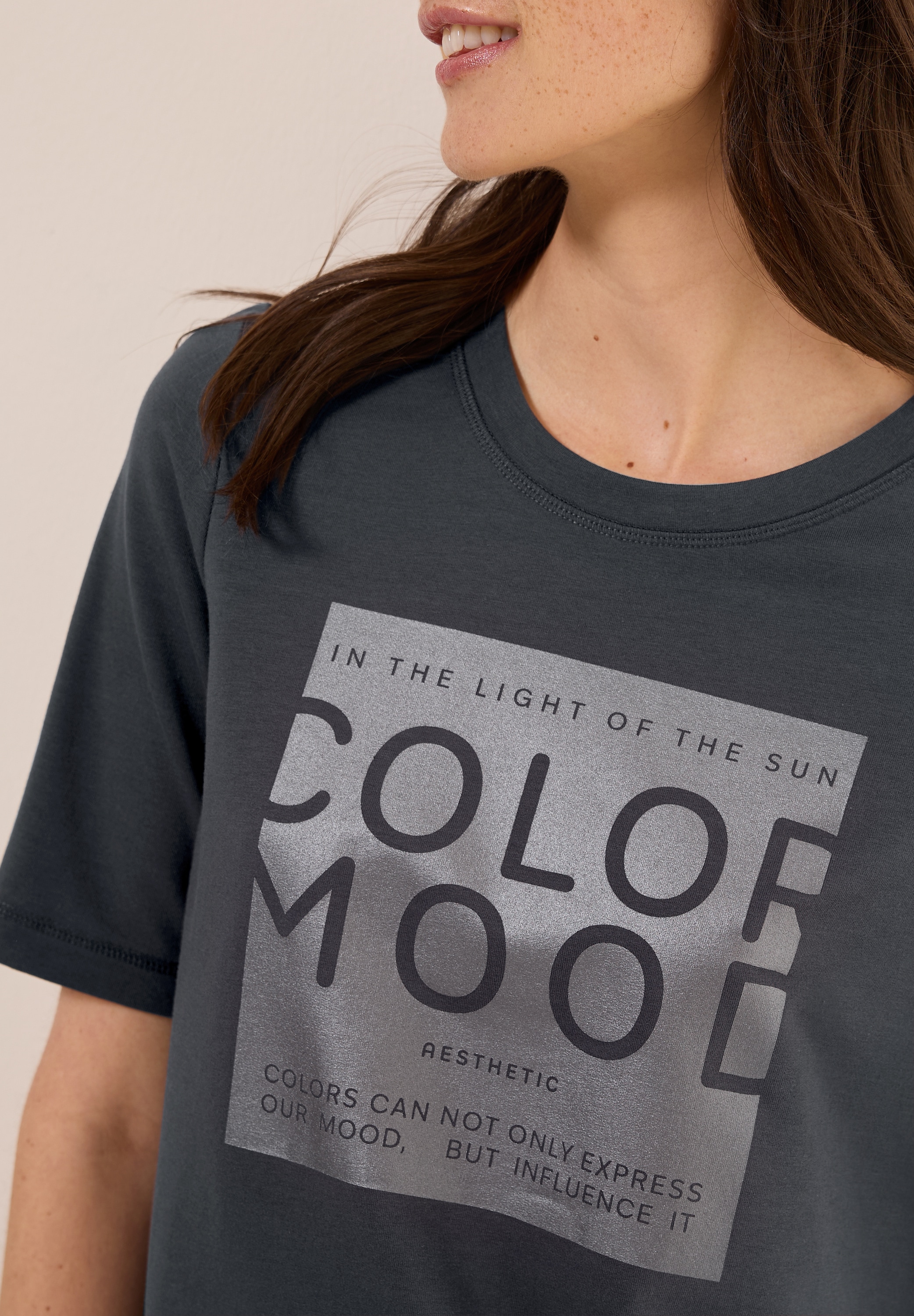 Cecil T-Shirt, mit Folienprint