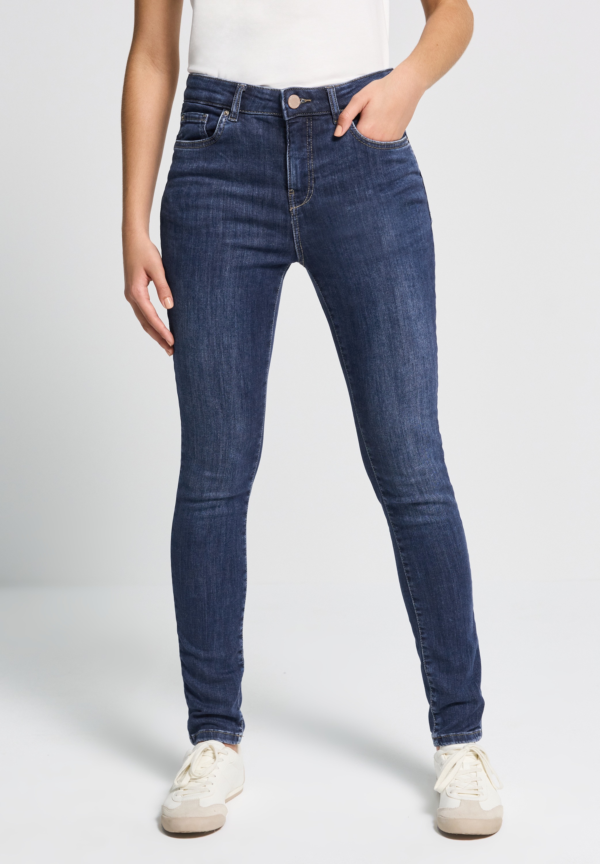 STREET ONE STUDIO Skinny-fit-Jeans, High Waist günstig online kaufen