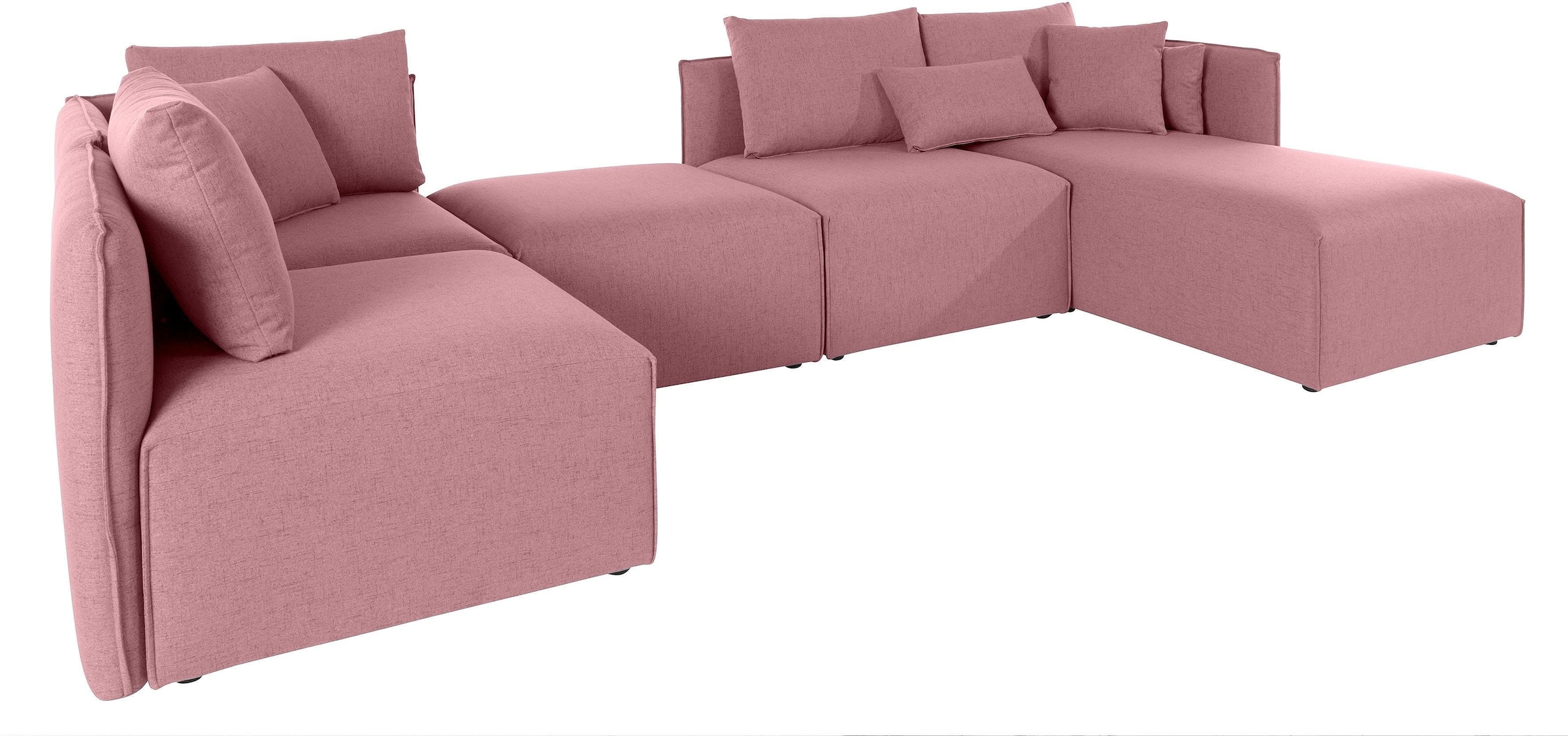 OTTO home Wohnlandschaft "Nöre U-Form" 5 Teile, in vielen Bezugsqualitäten günstig online kaufen